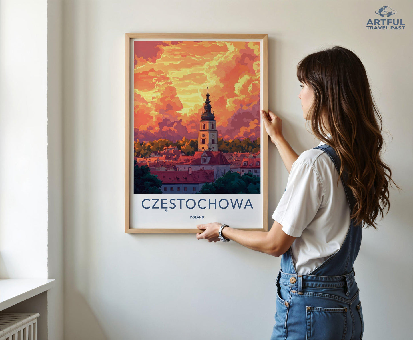 Częstochowa Poster | Poland Wall Art | Europe Decor
