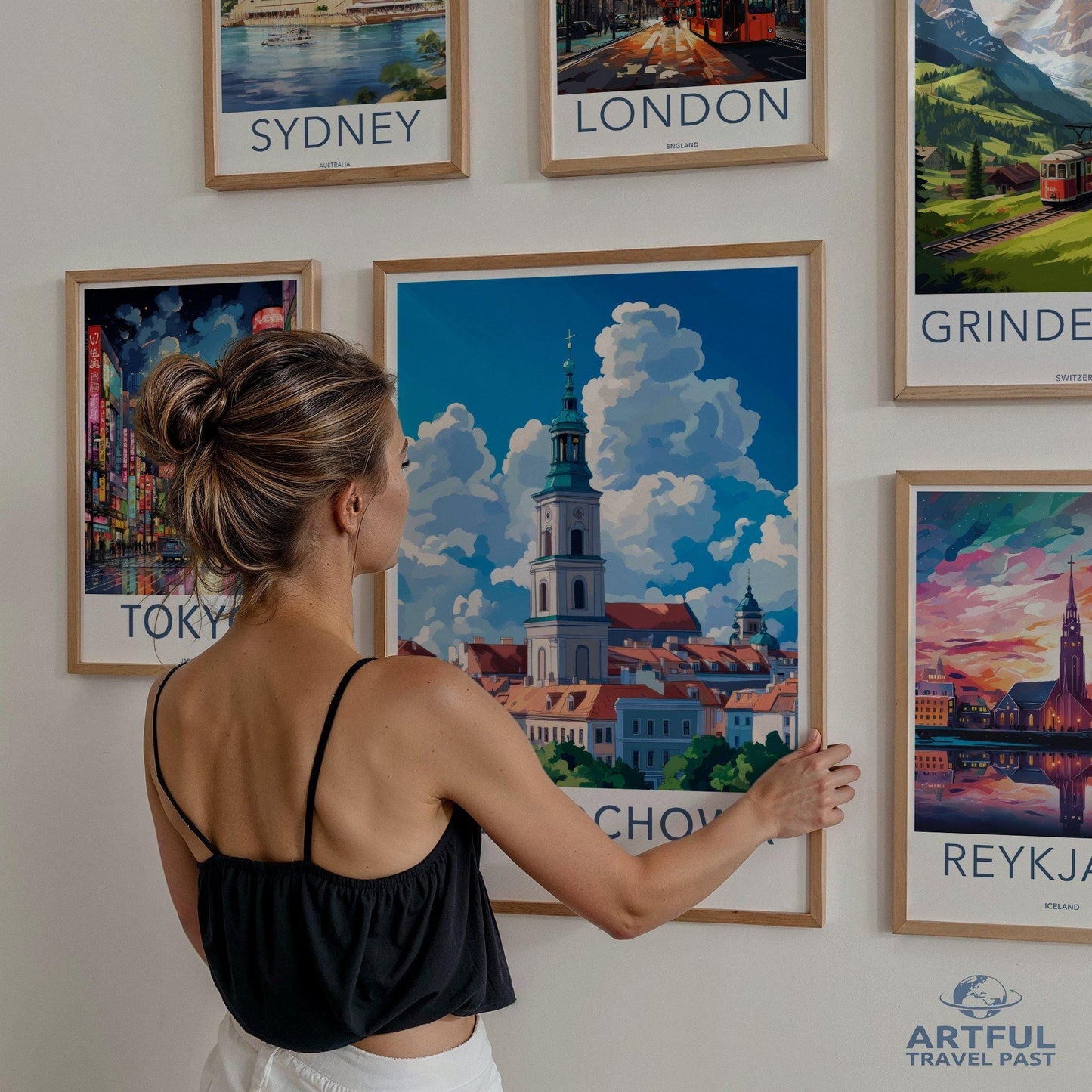 Częstochowa Poster | Poland Wall Art | Europe Decor