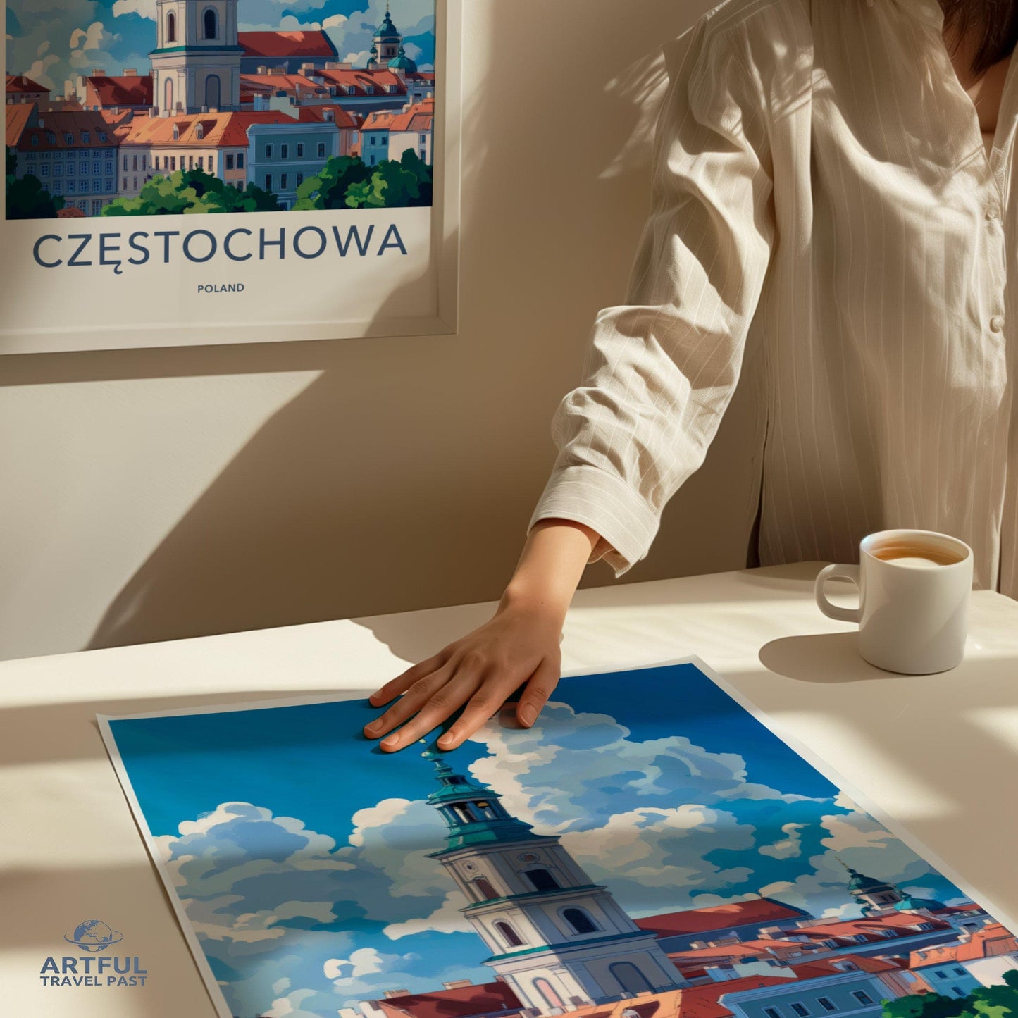 Częstochowa Poster | Poland Wall Art | Europe Decor