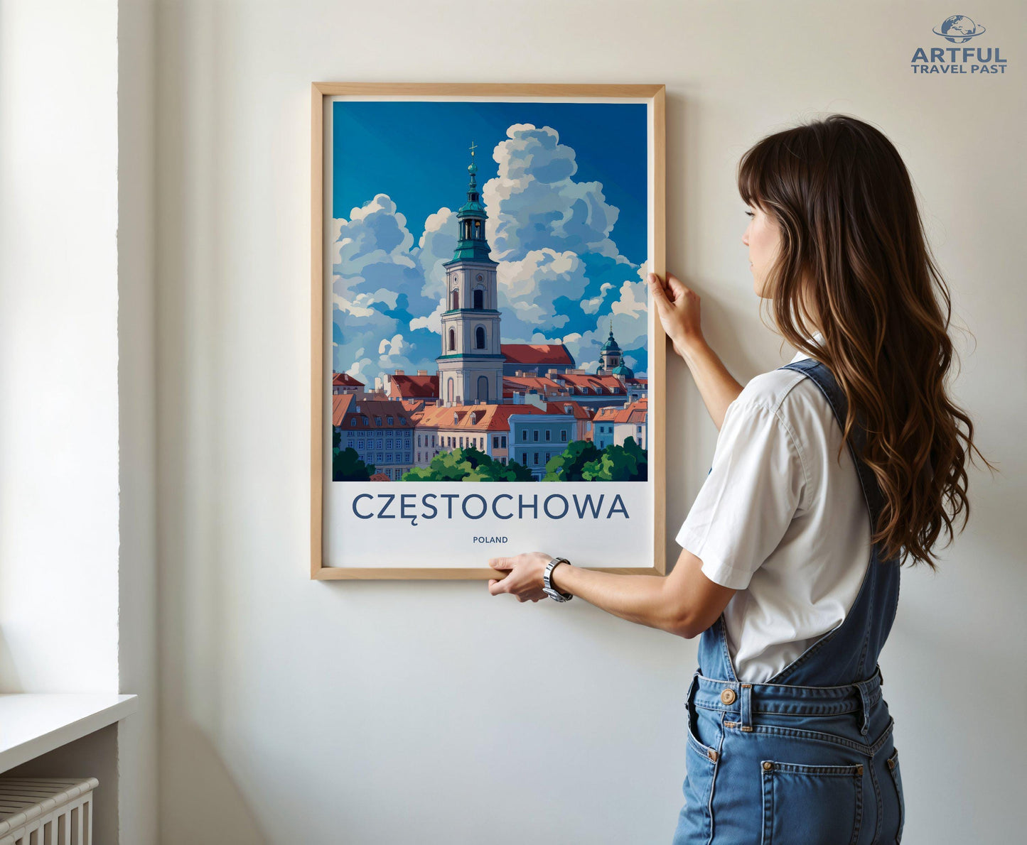 Częstochowa Poster | Poland Wall Art | Europe Decor