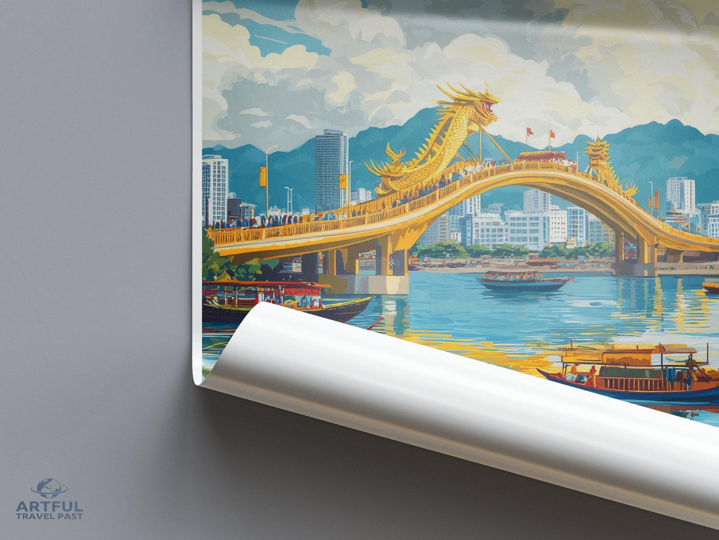 Da Nang Poster - Vietnam Wall Art