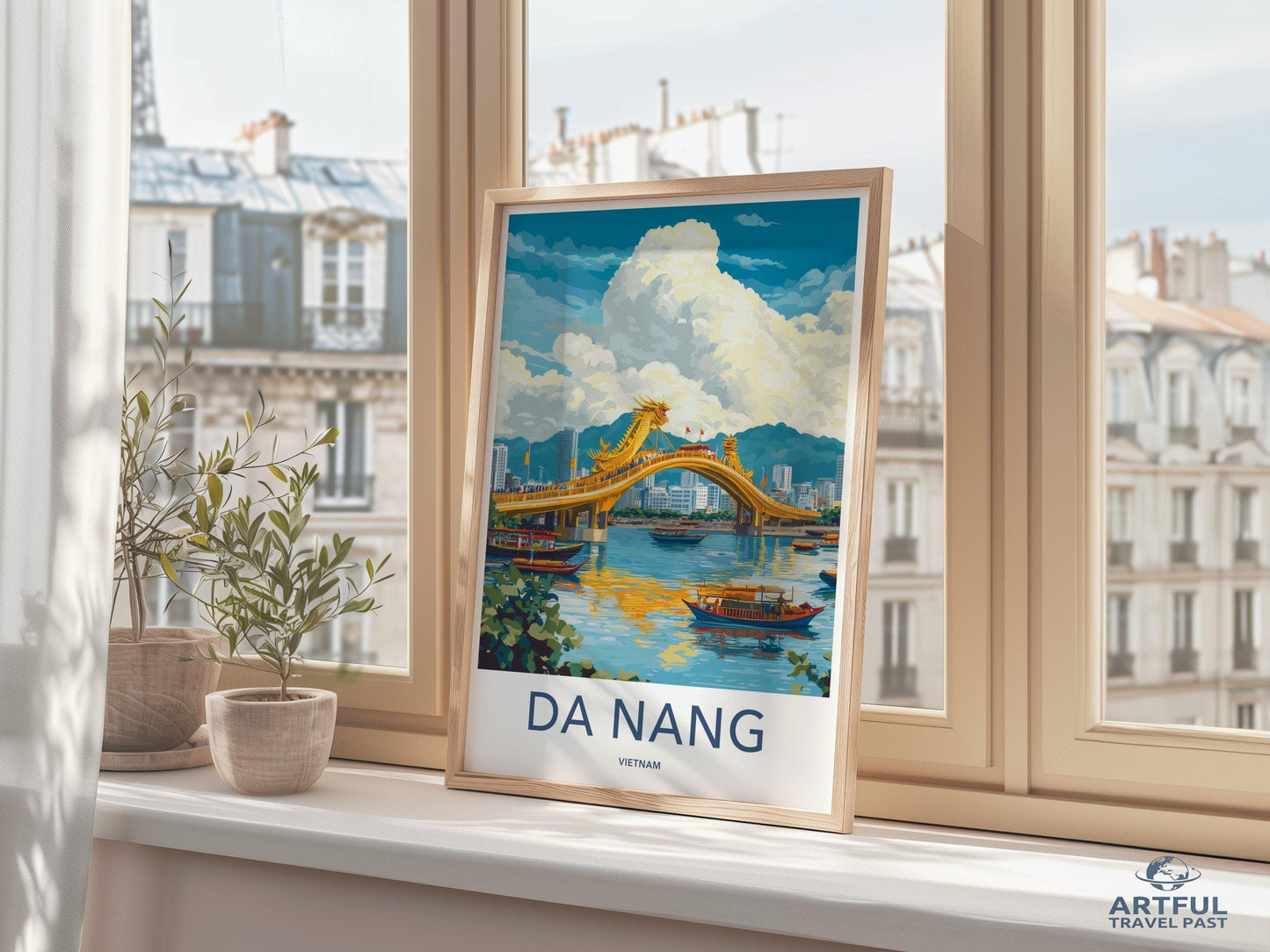 Da Nang Poster - Vietnam Wall Art