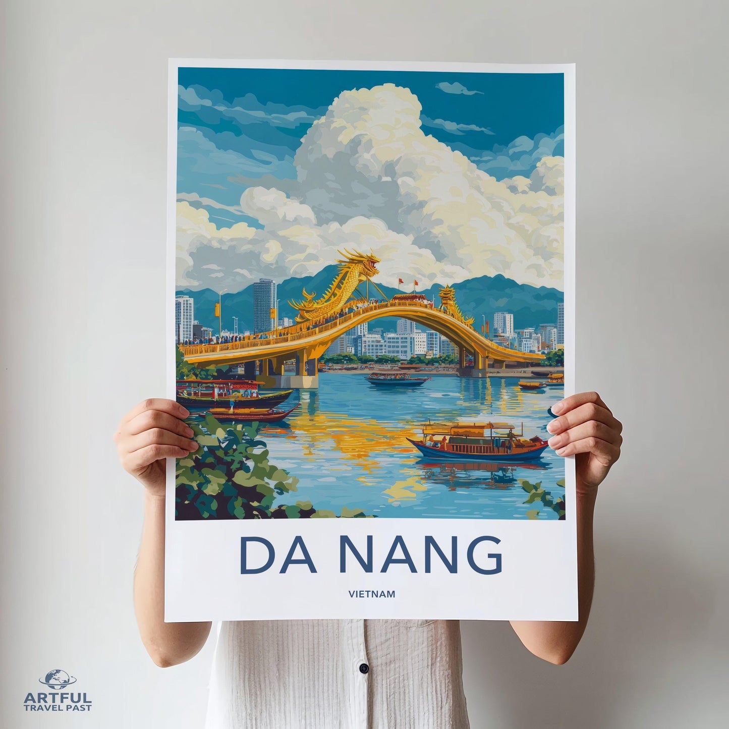 Da Nang Poster - Vietnam Wall Art