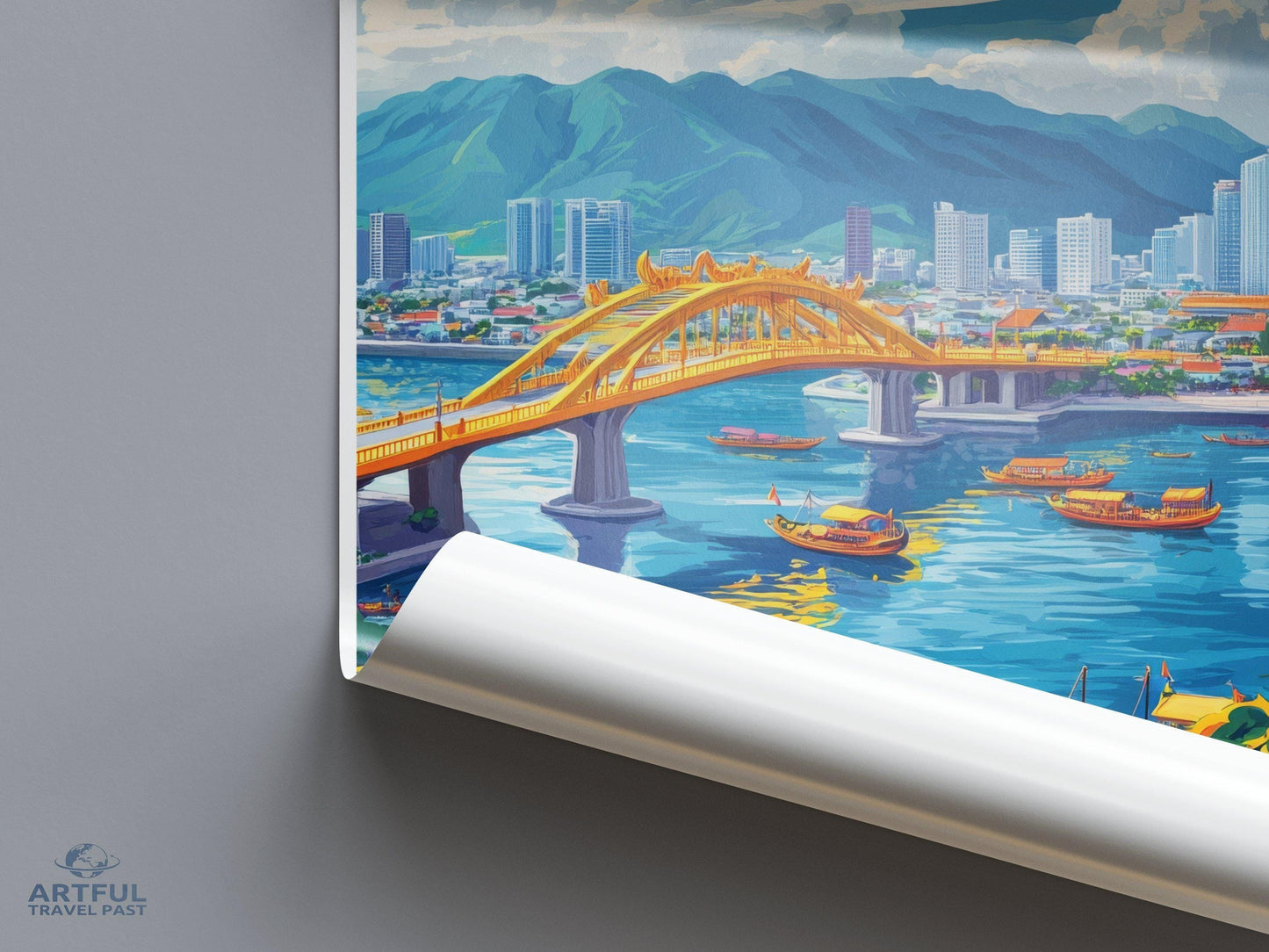 Da Nang Poster - Vietnam Wall Art