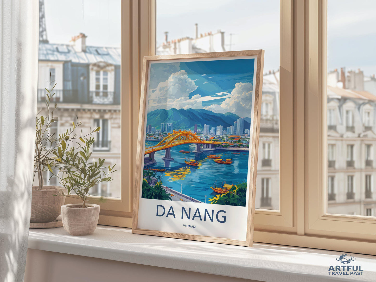 Da Nang Poster - Vietnam Wall Art