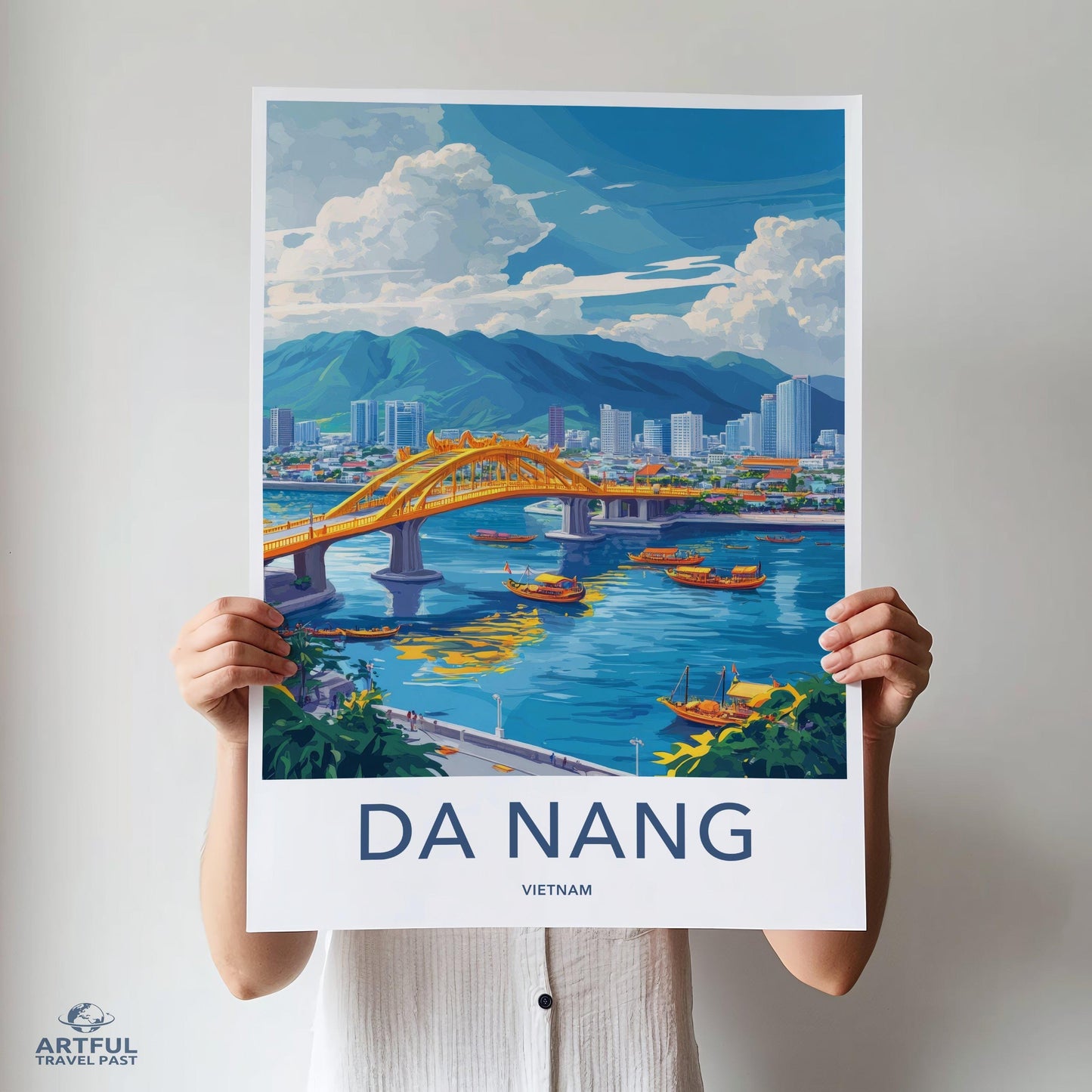 Da Nang Poster - Vietnam Wall Art