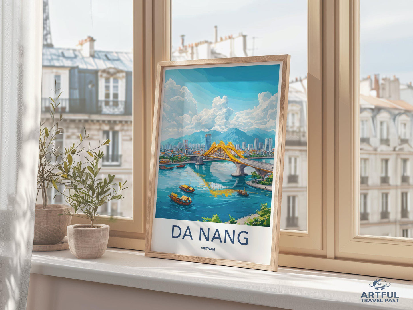 Da Nang Poster | Vietnam Wall Art | Asia Decor
