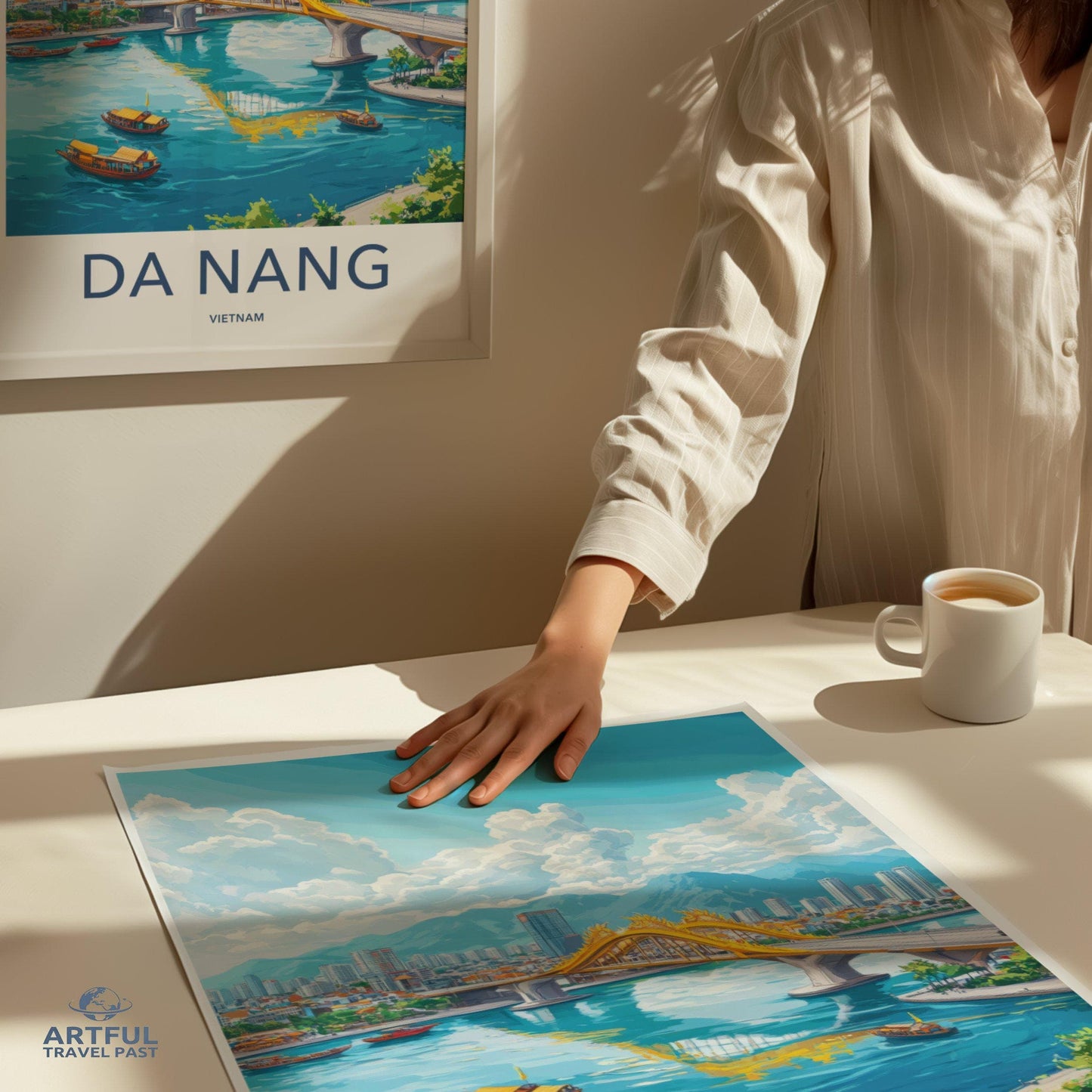 Da Nang Poster | Vietnam Wall Art | Asia Decor