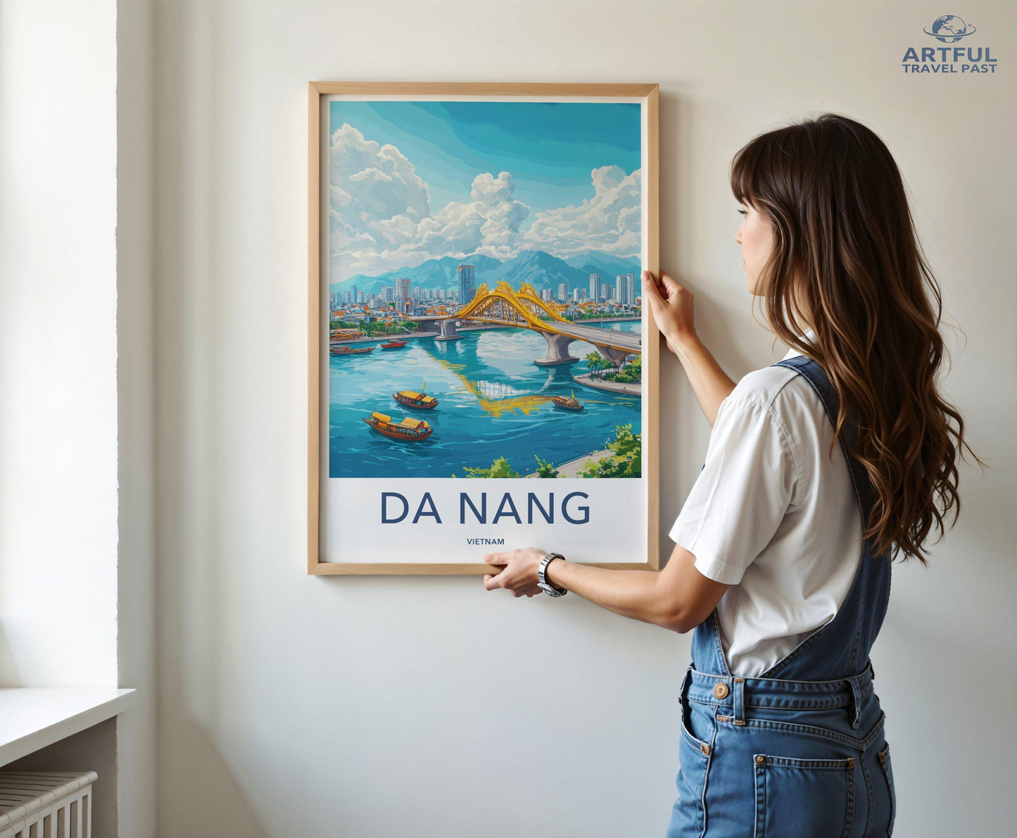 Da Nang Poster | Vietnam Wall Art | Asia Decor