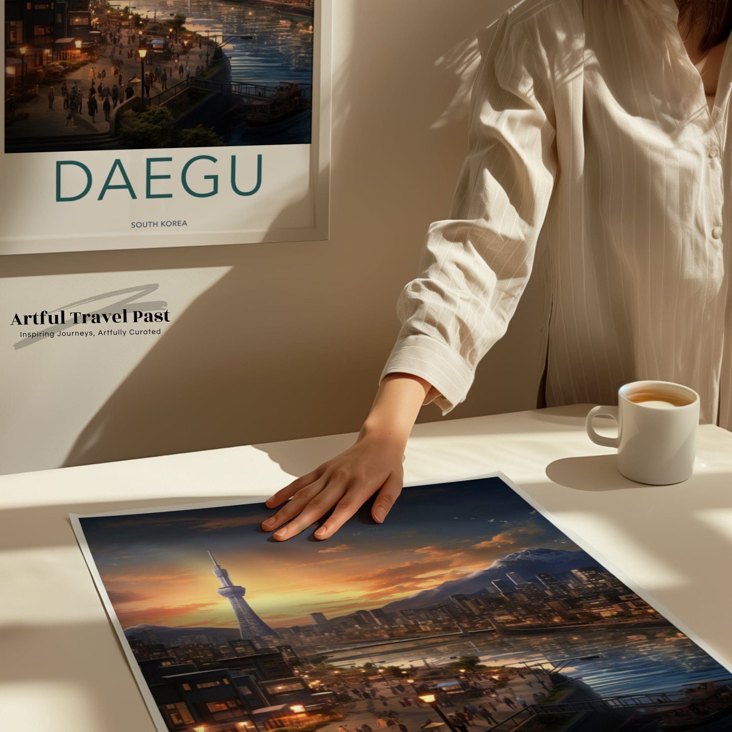 Daegu Poster - South Korea Wall Art