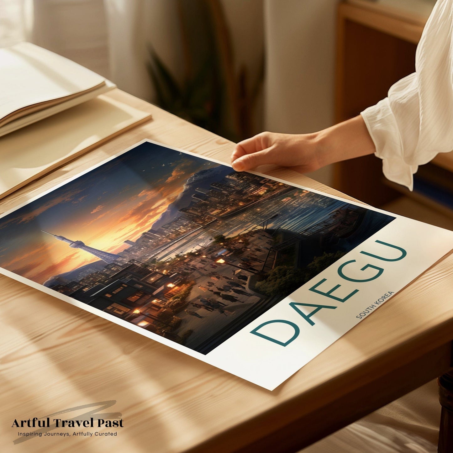 Daegu Poster - South Korea Wall Art