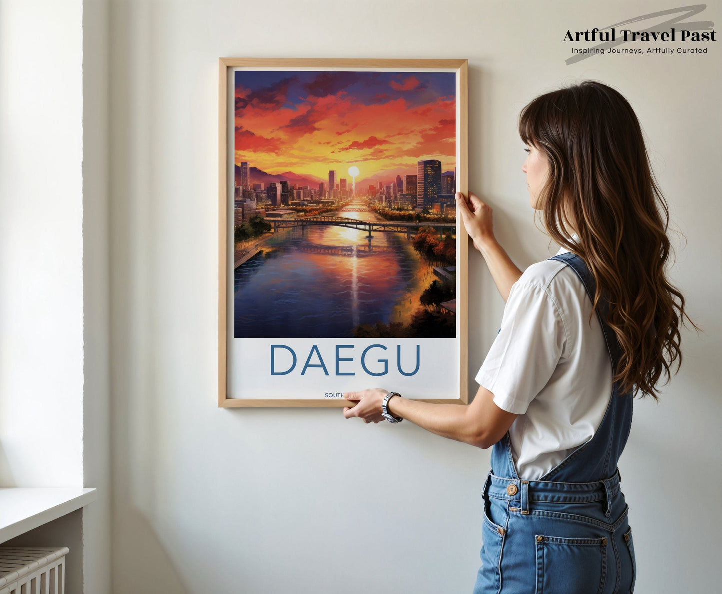 Daegu Poster - South Korea Wall Art