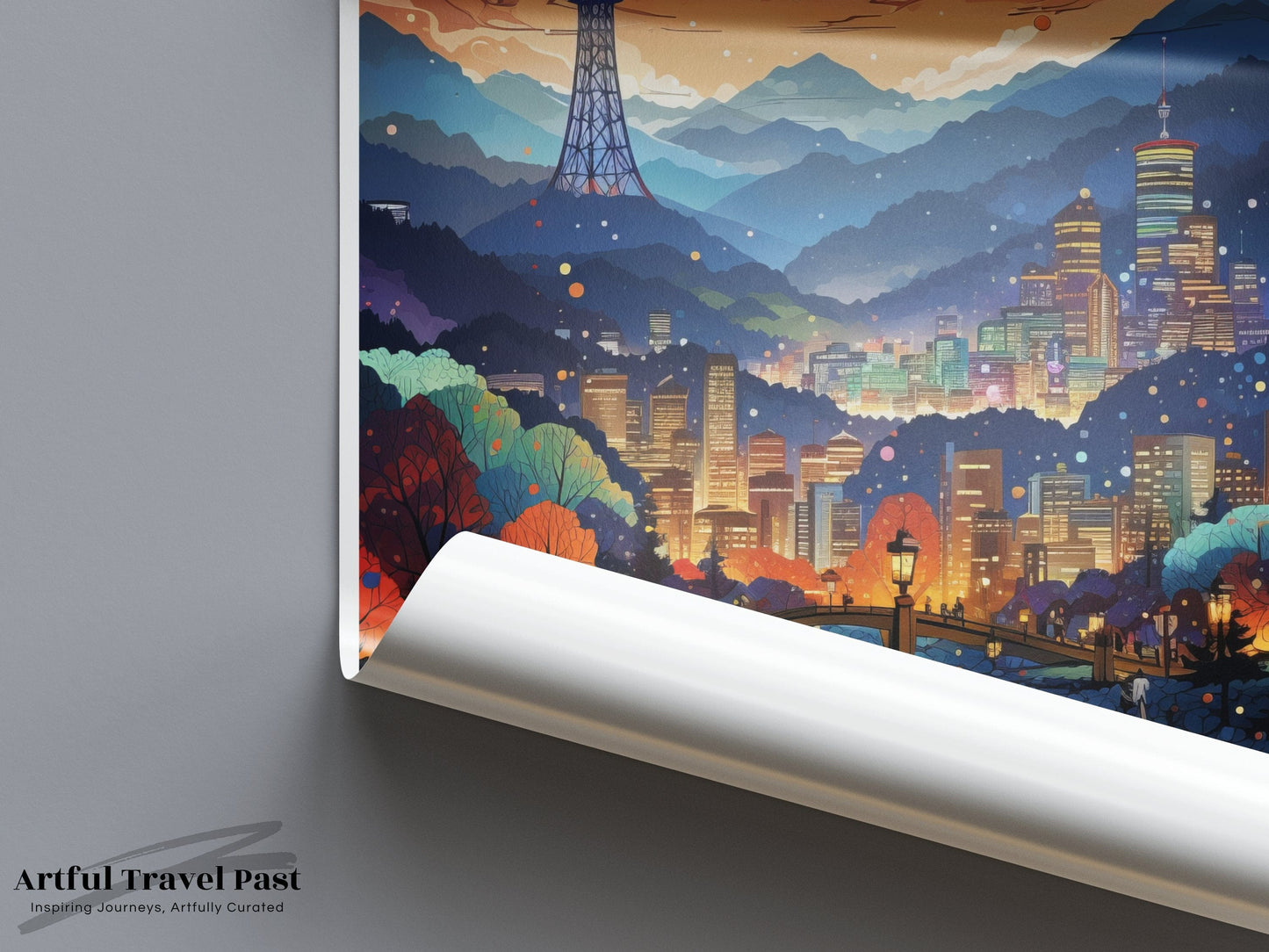 Daegu Poster - South Korea Wall Art