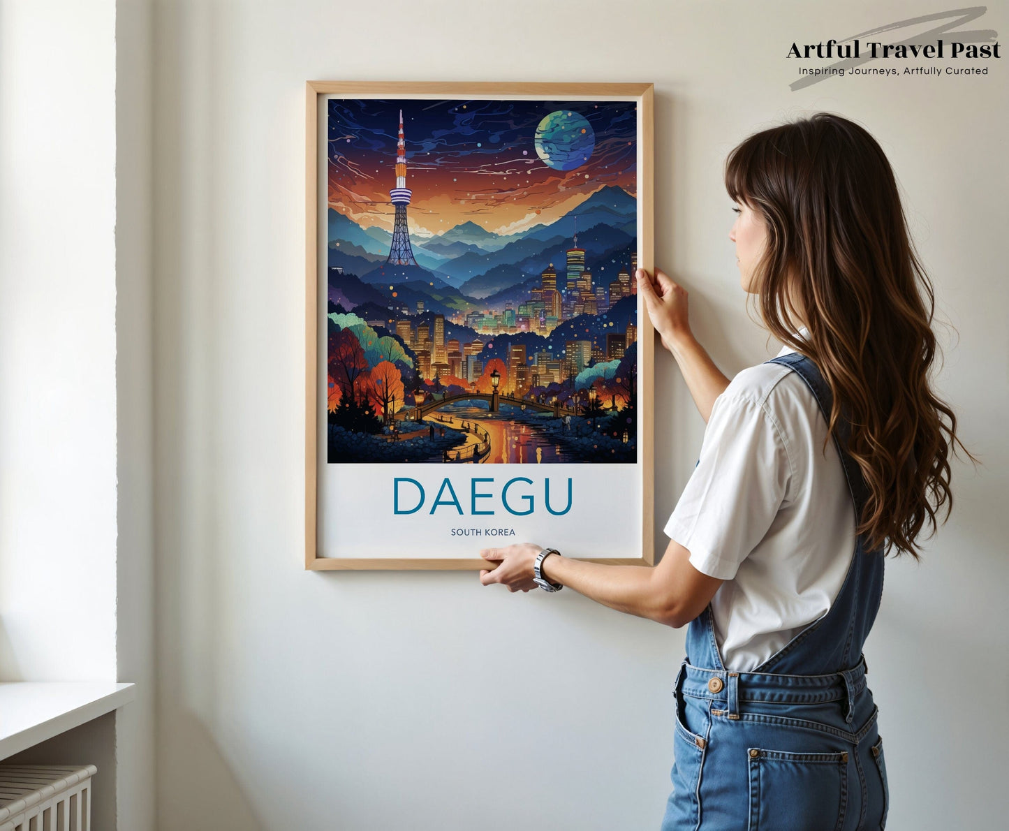 Daegu Poster - South Korea Wall Art