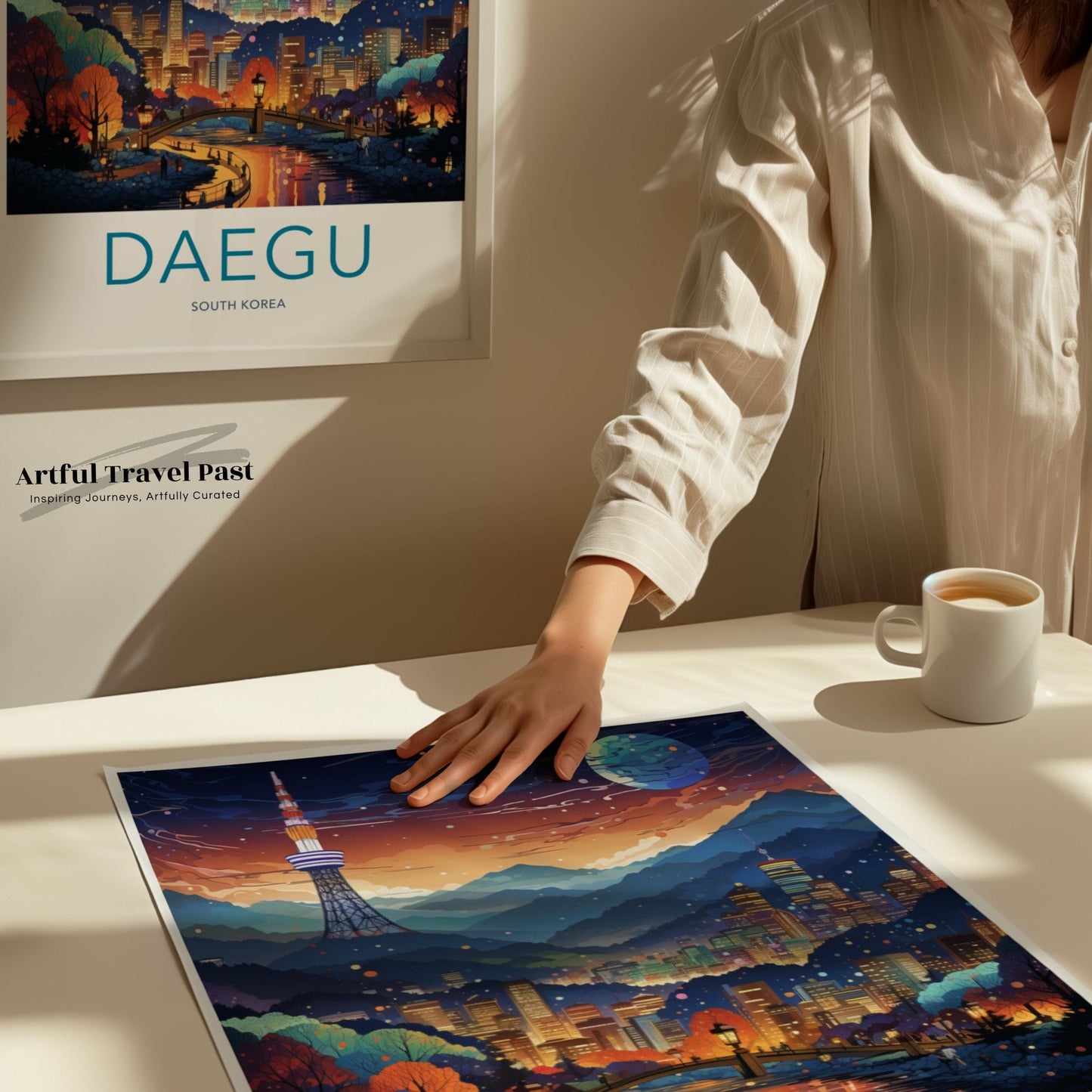 Daegu Poster - South Korea Wall Art