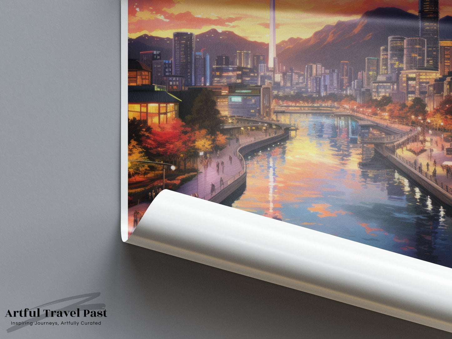 Daegu Poster - South Korea Wall Art