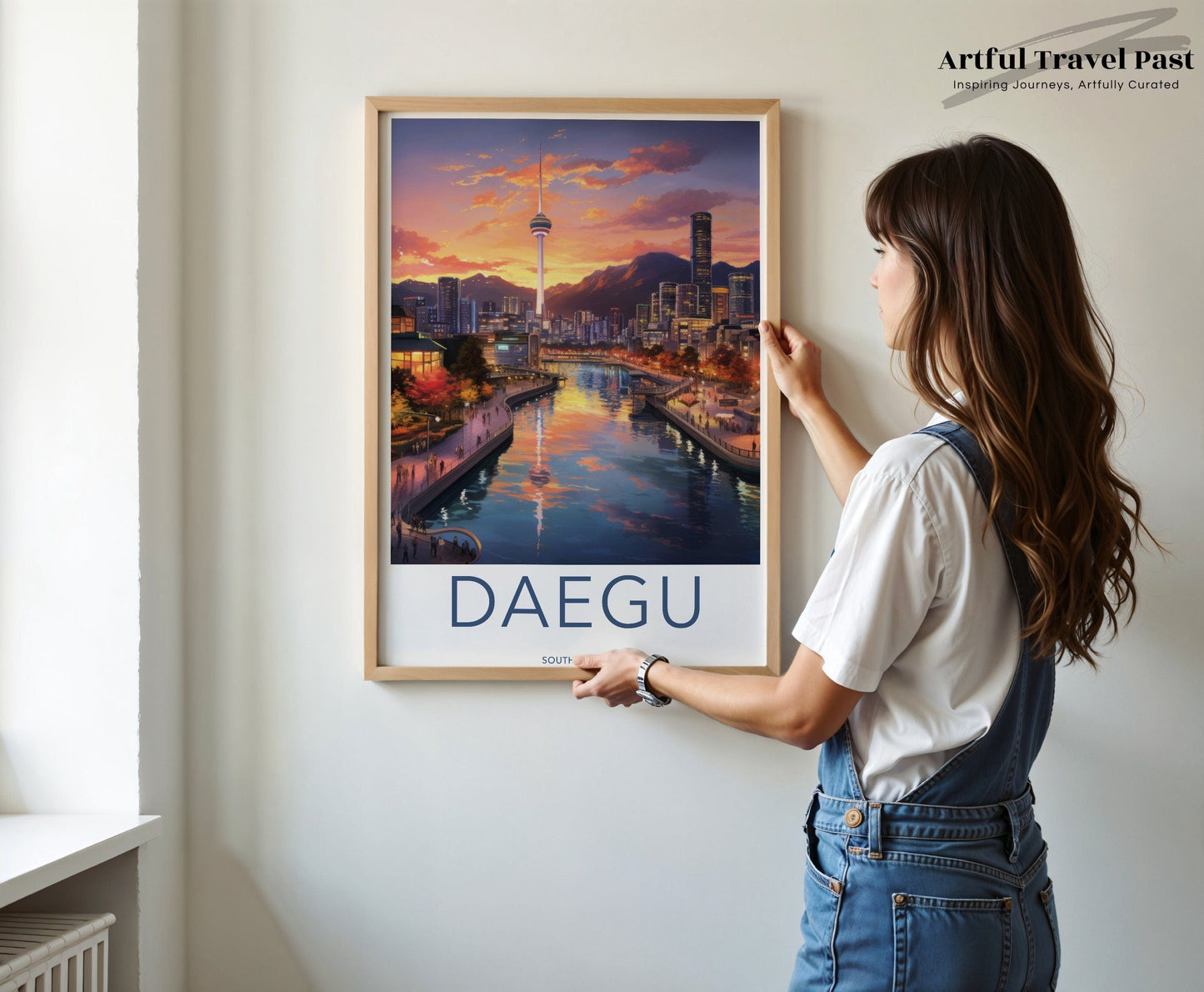 Daegu Poster - South Korea Wall Art