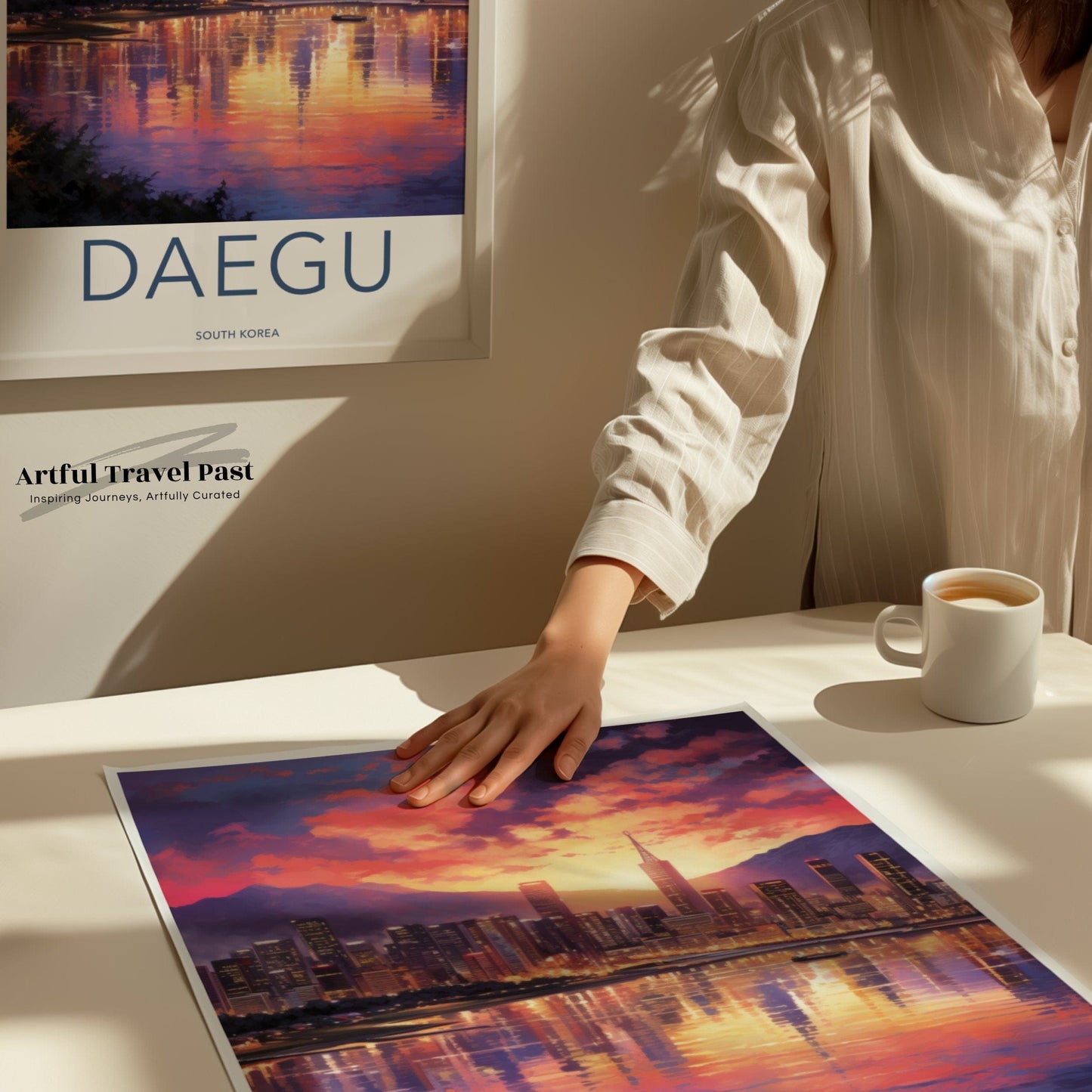 Daegu Poster - South Korea Wall Art