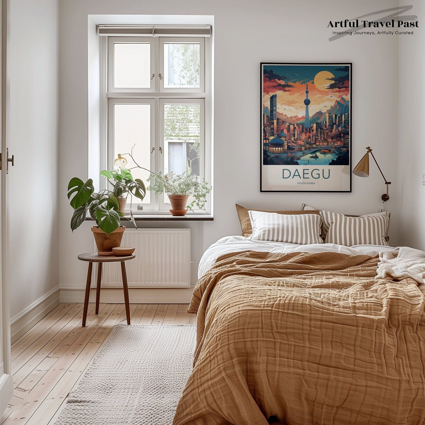 Daegu Poster | South Korea Wall Art | Asia Decor