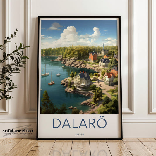 Dalarö Poster - Sweden Wall Art