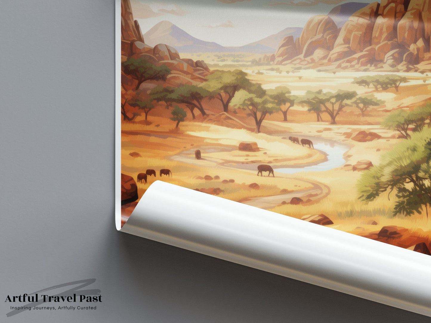Damaraland Poster - Namibia Wall Art