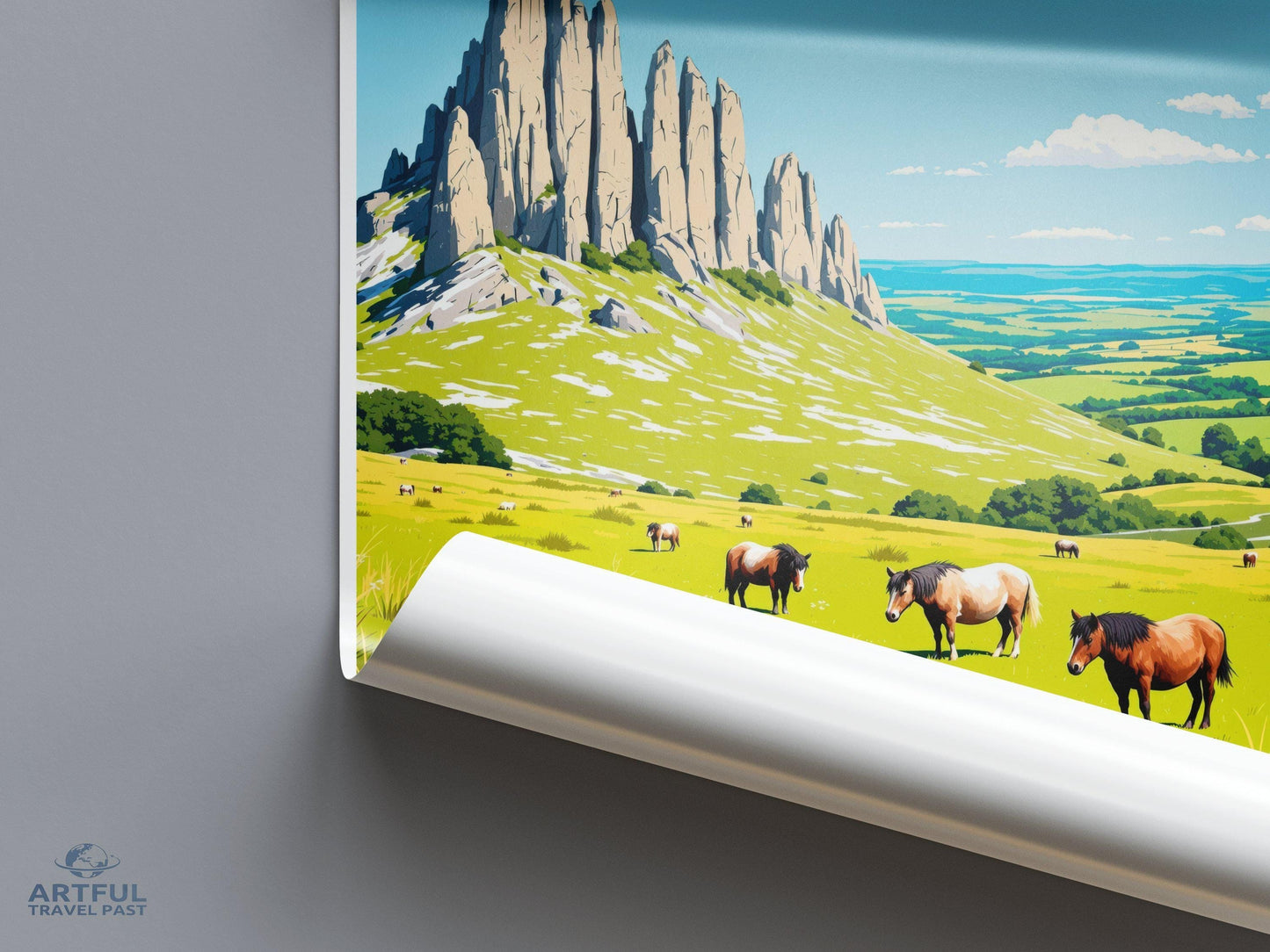 Dartmoor National Park Poster