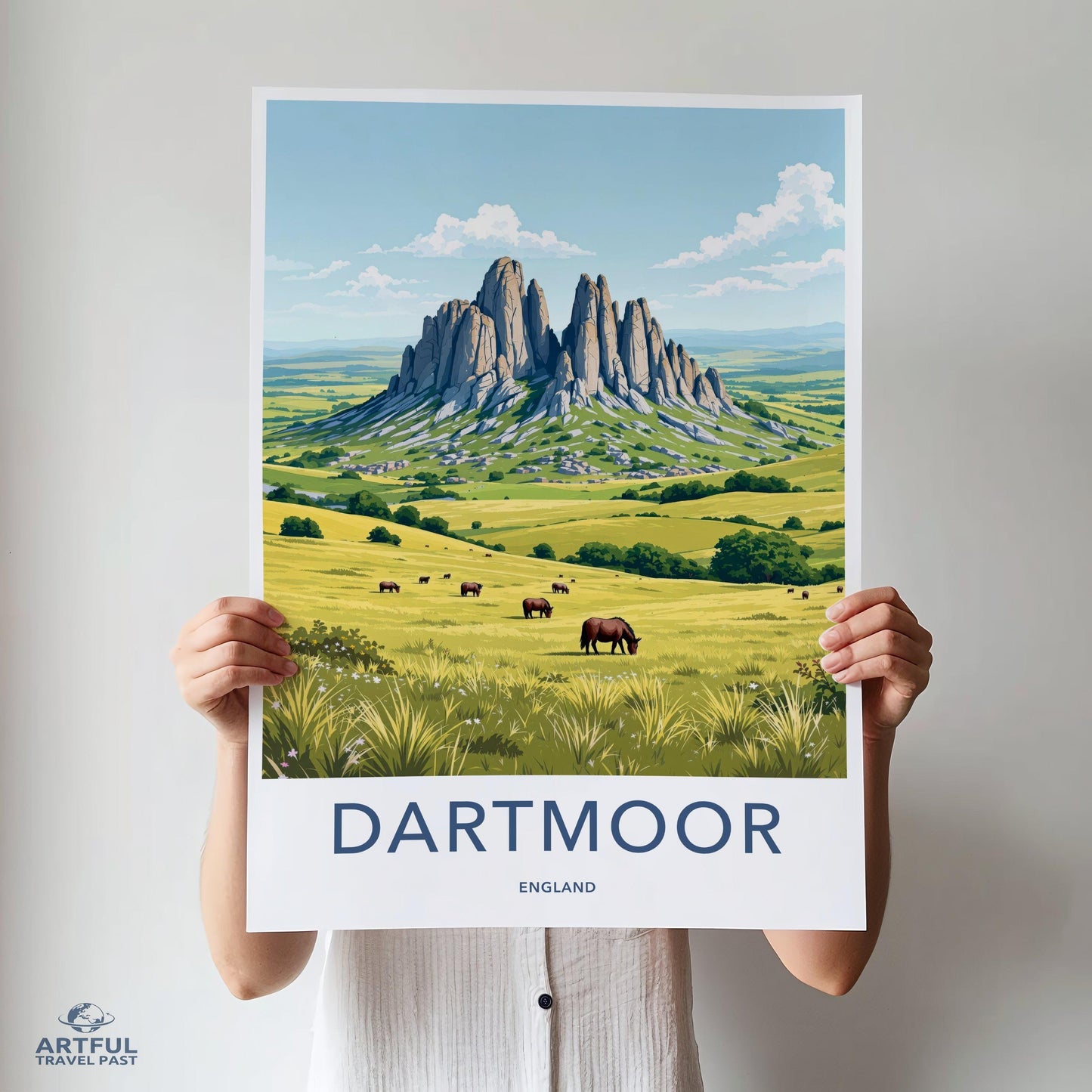 Dartmoor Poster - England Wall Art