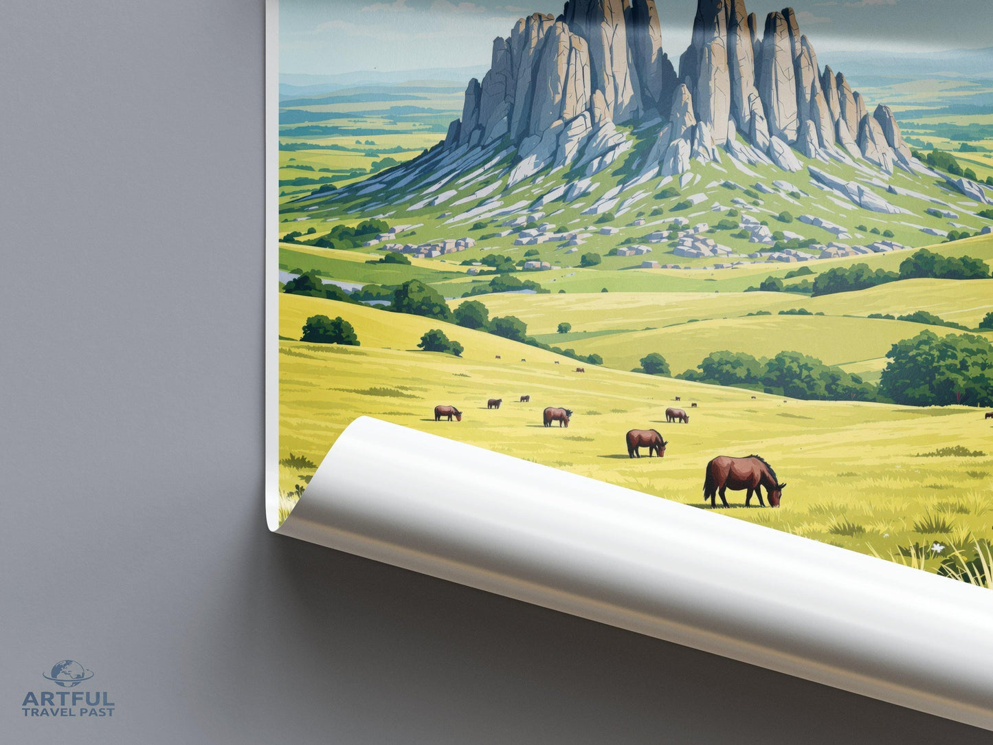 Dartmoor Poster - England Wall Art