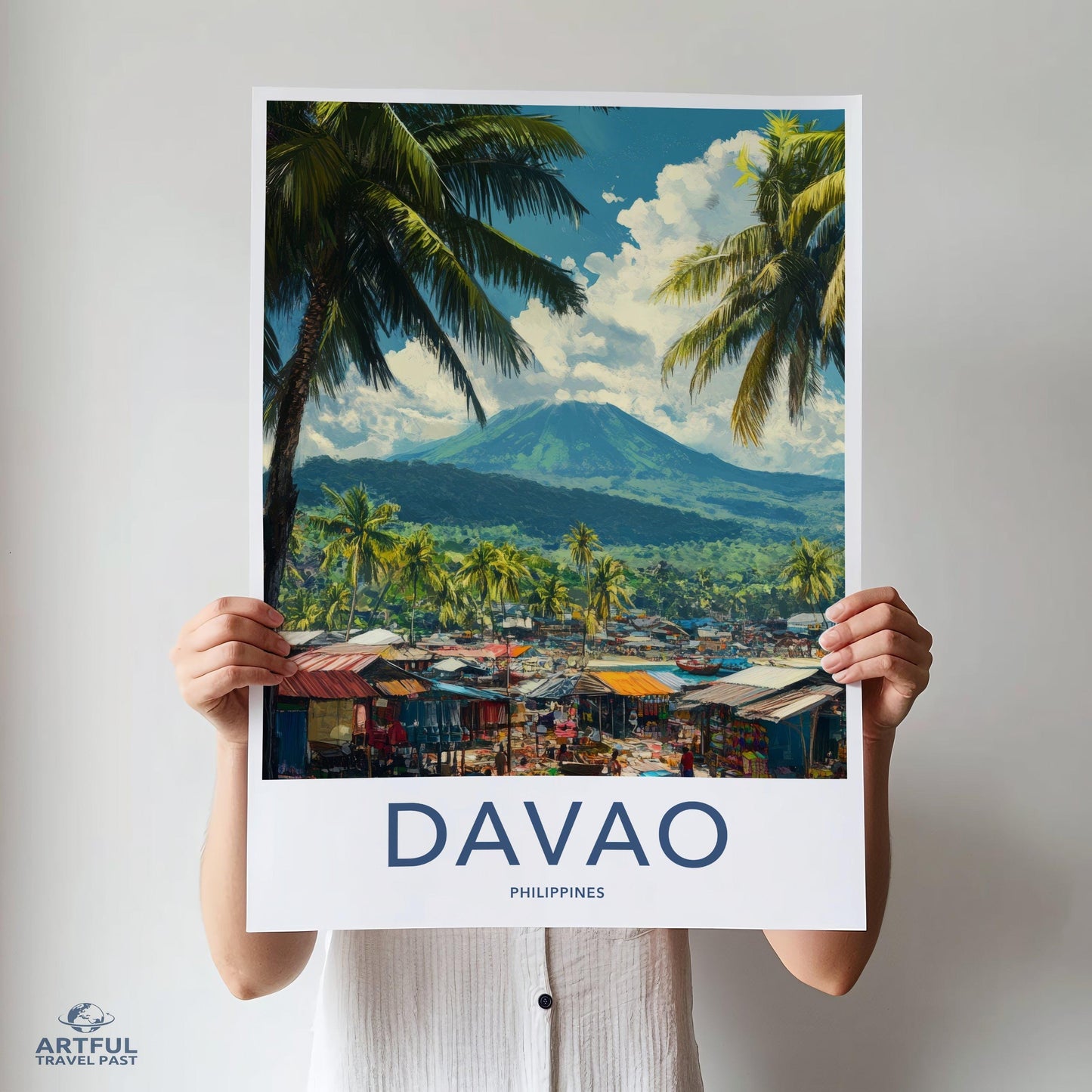 Davao Poster - Philippines Wall Art