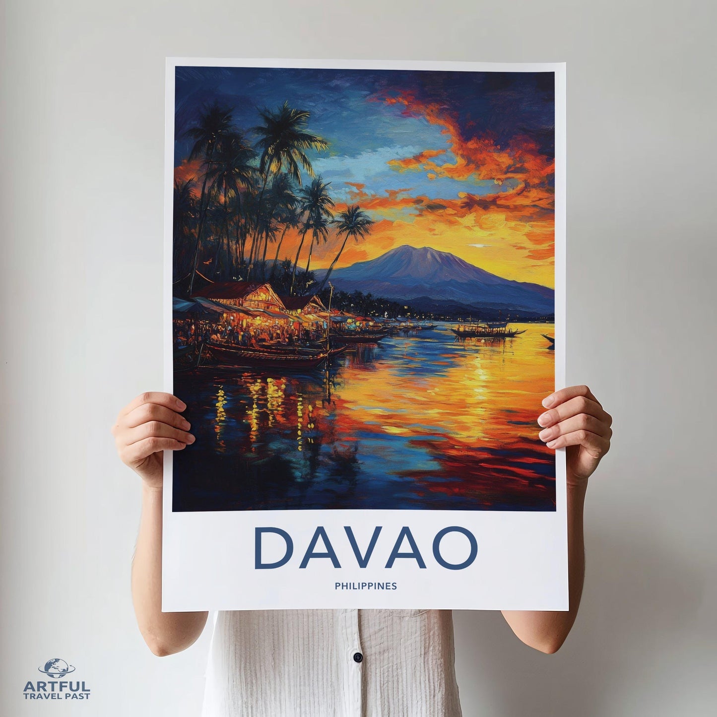 Davao Poster - Philippines Wall Art