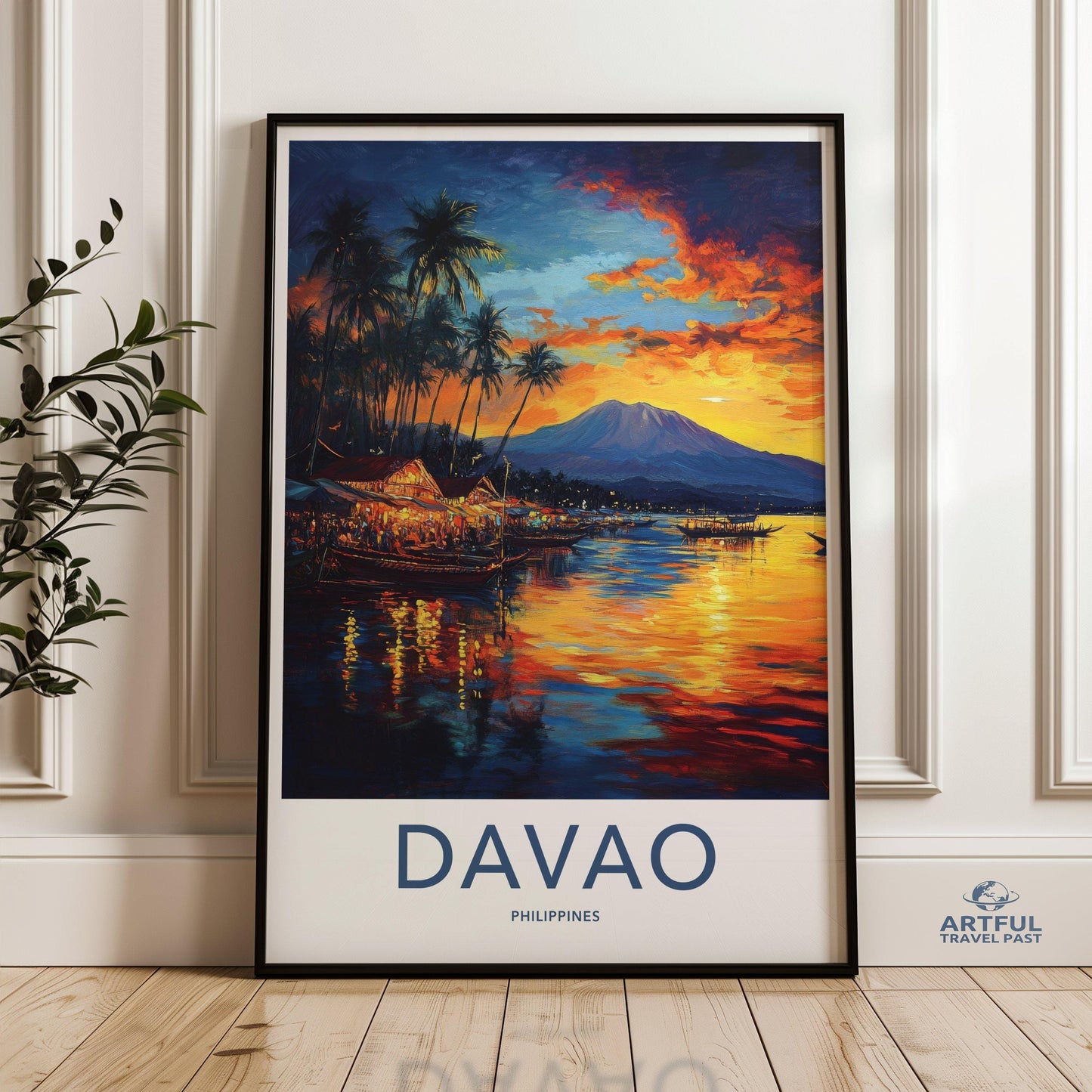 Davao Poster - Philippines Wall Art