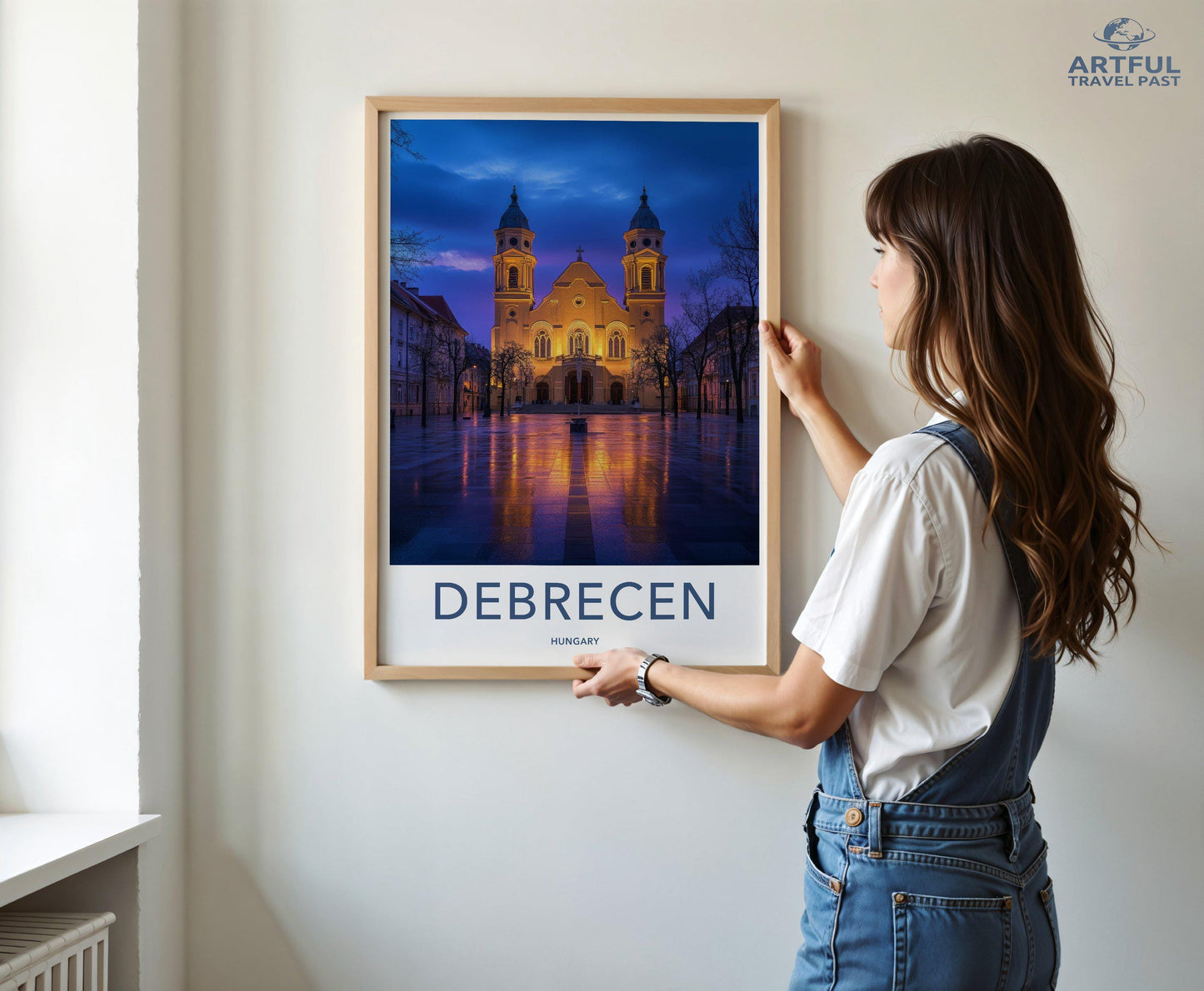 Debrecen Poster | Hungary Wall Art | Eastern Europe Decor