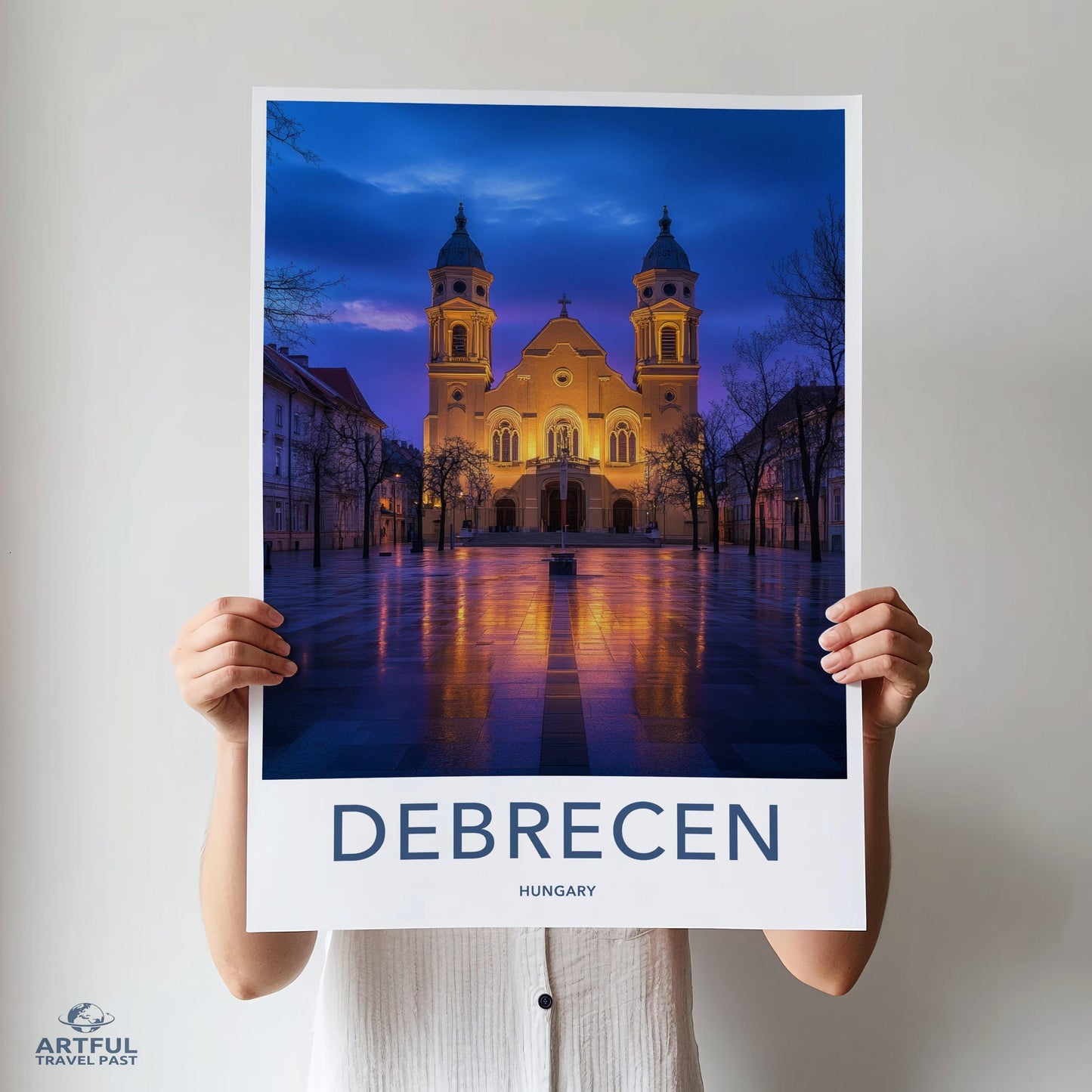 Debrecen Poster | Hungary Wall Art | Eastern Europe Decor