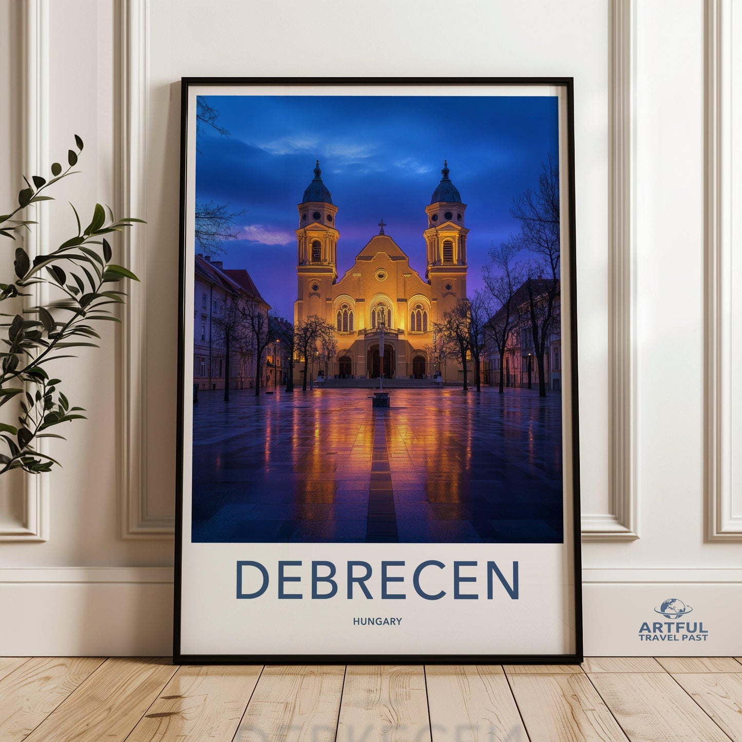 Debrecen Poster | Hungary Wall Art | Eastern Europe Decor