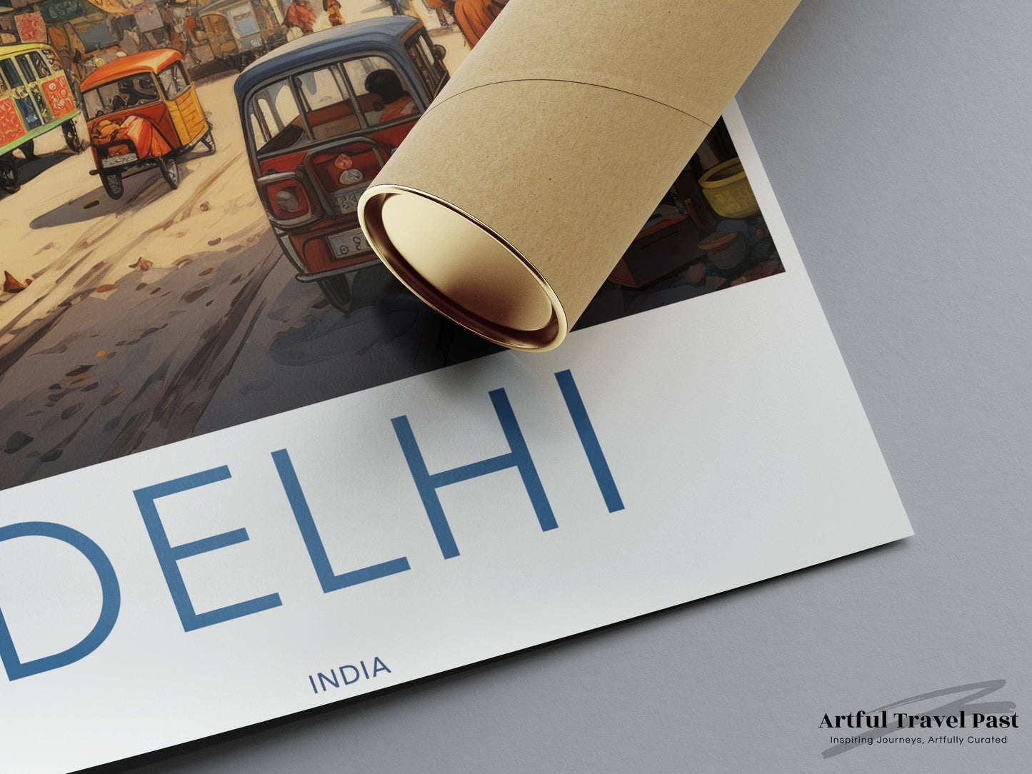 Delhi Poster | India Wall Art | South Asia Decor