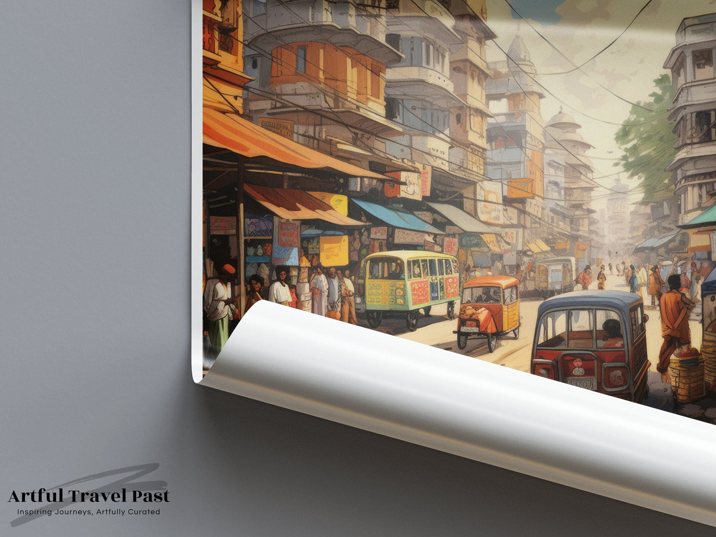 Delhi Poster | India Wall Art | South Asia Decor