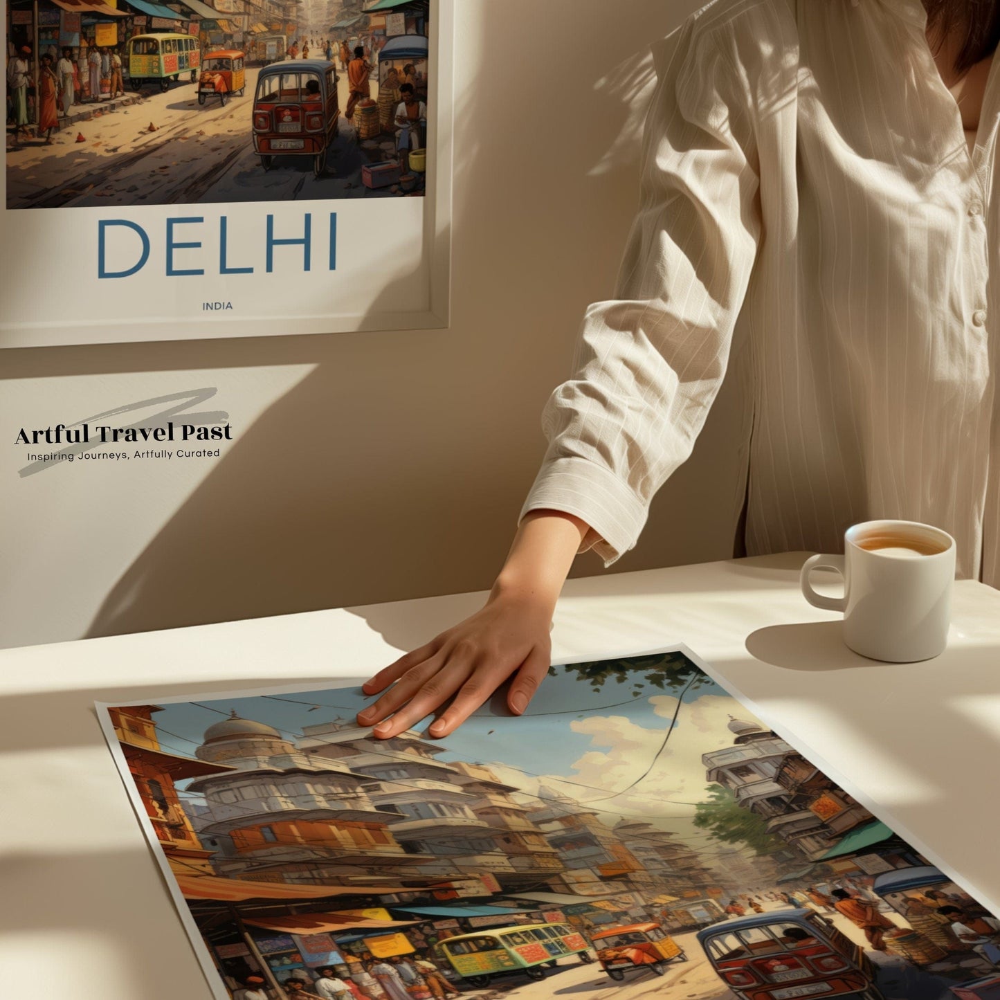 Delhi Poster | India Wall Art | South Asia Decor