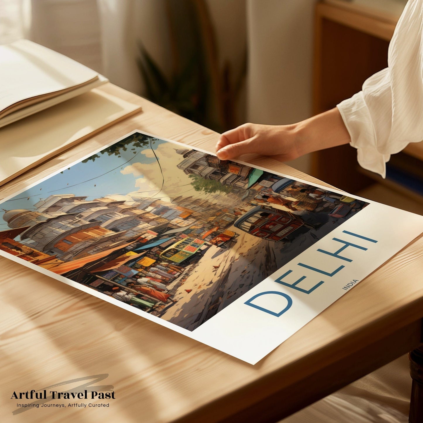 Delhi Poster | India Wall Art | South Asia Decor