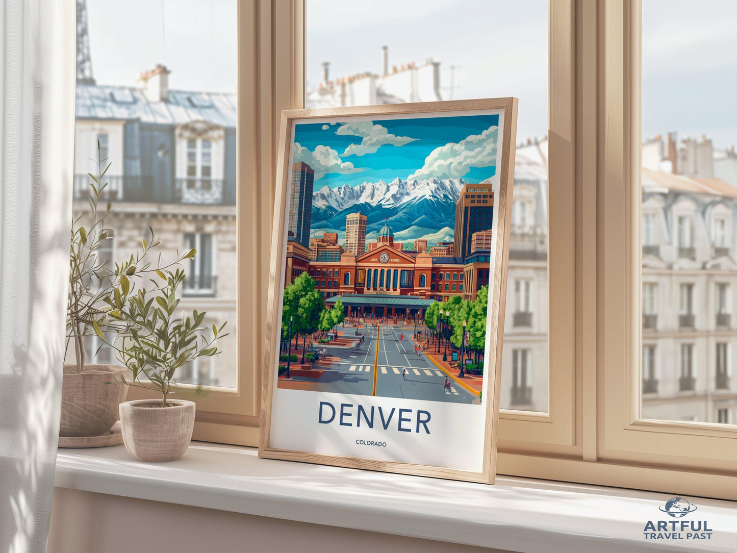 Denver Poster - Colorado Wall Art