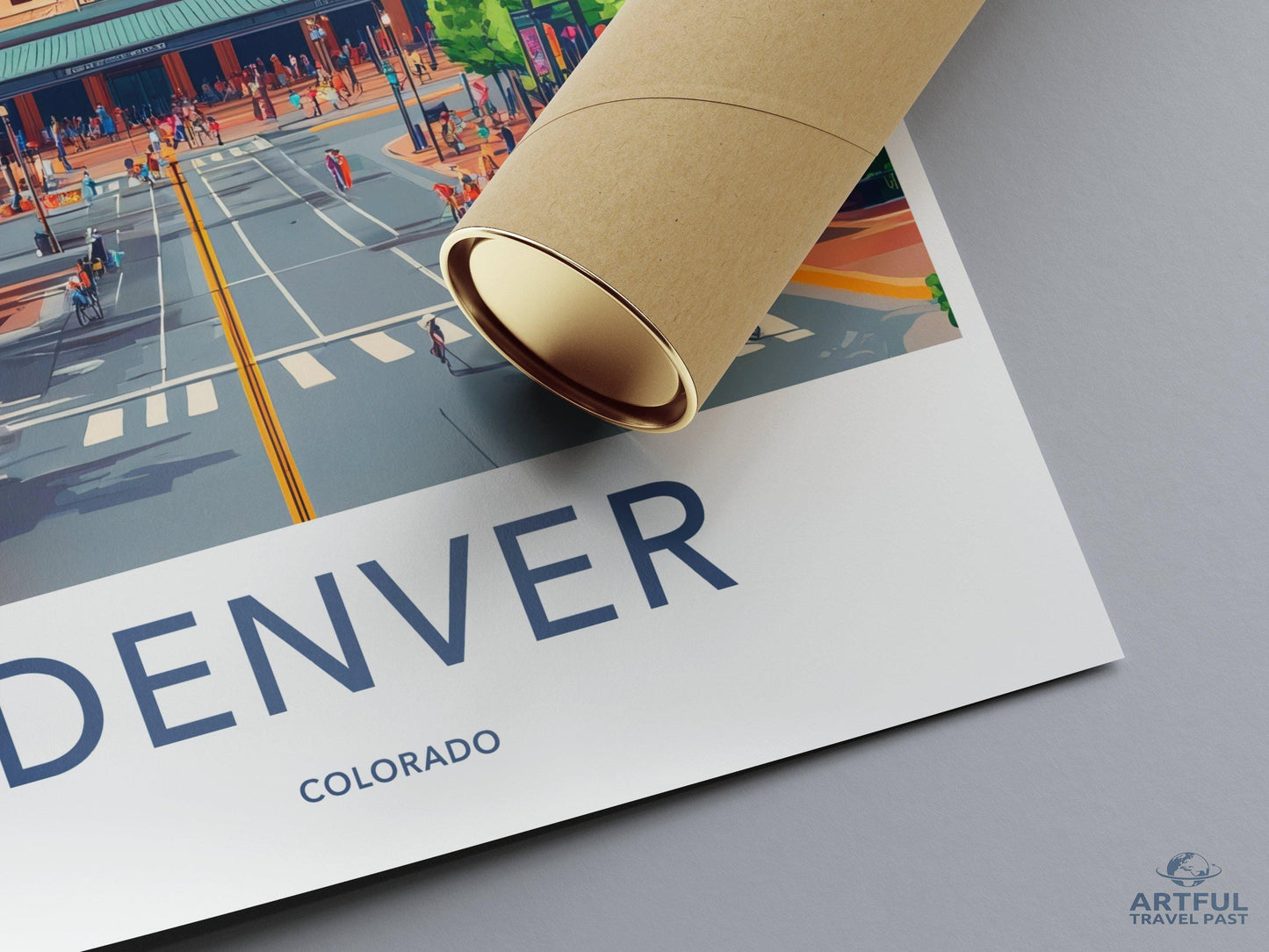 Denver Poster - Colorado Wall Art