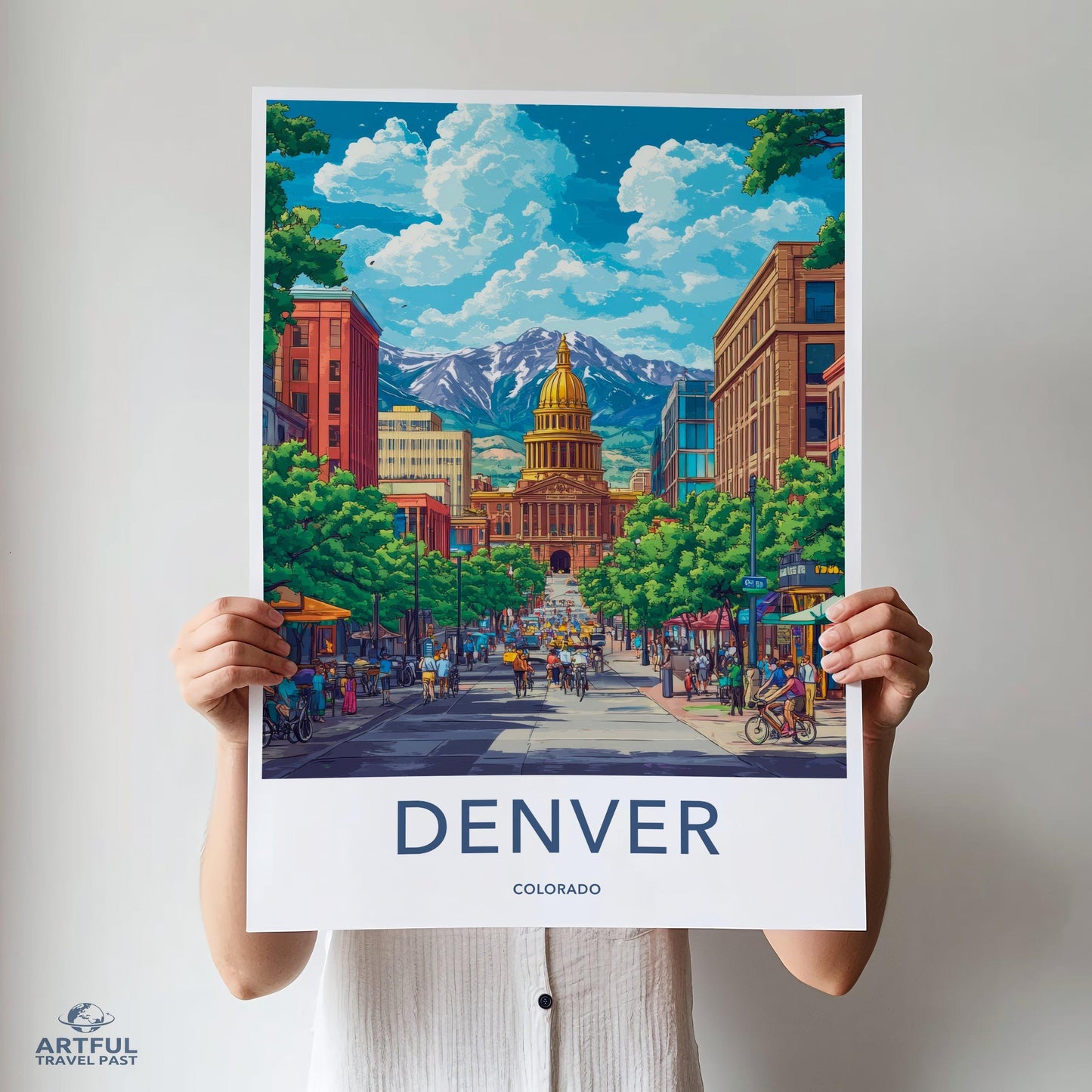 Denver Poster - Colorado Wall Art