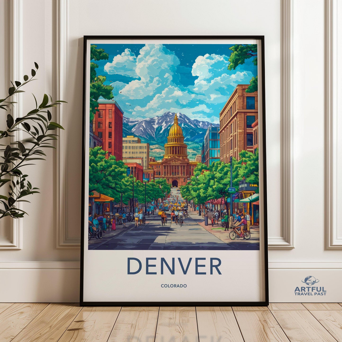Denver Poster - Colorado Wall Art