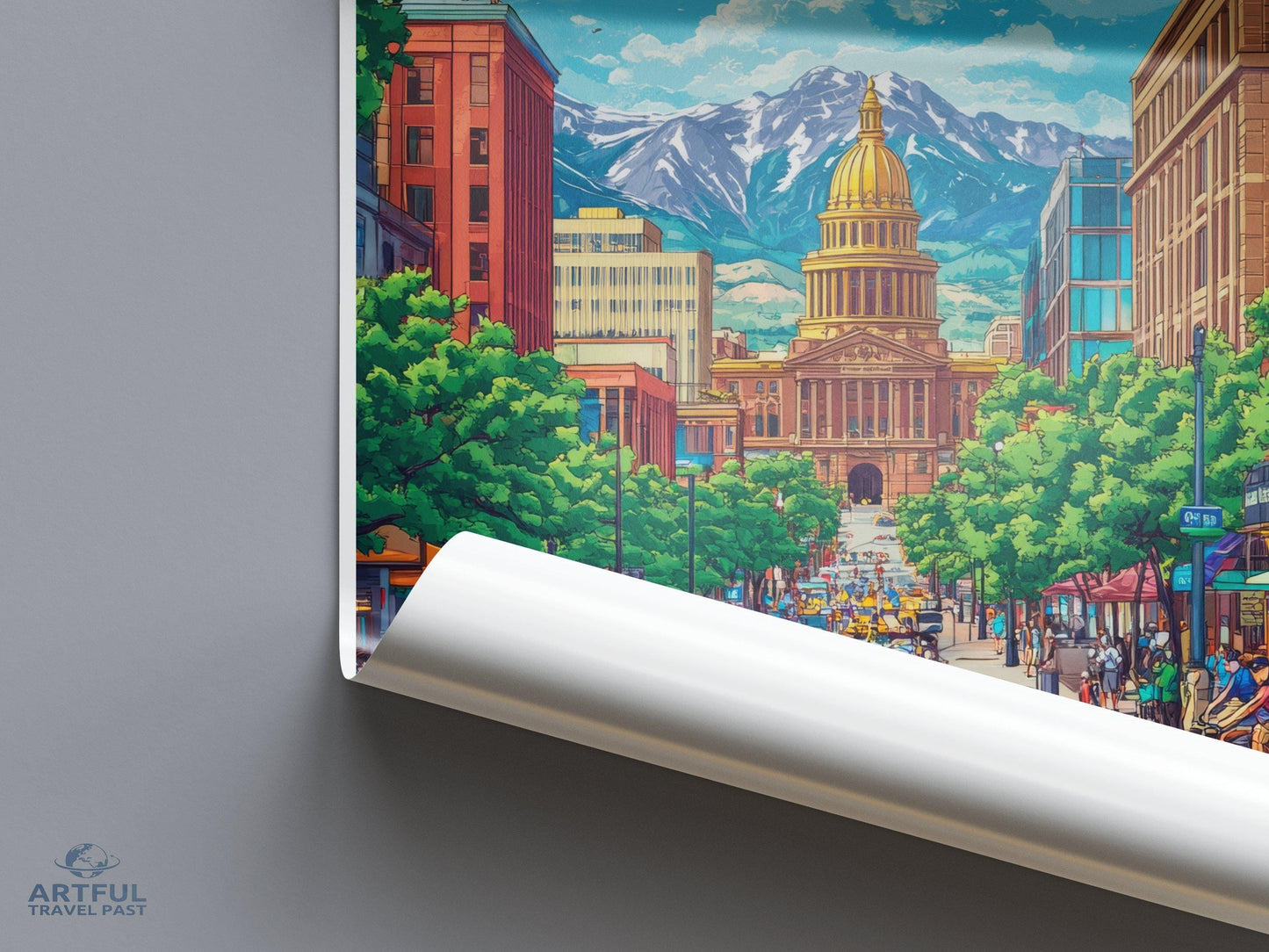 Denver Poster - Colorado Wall Art