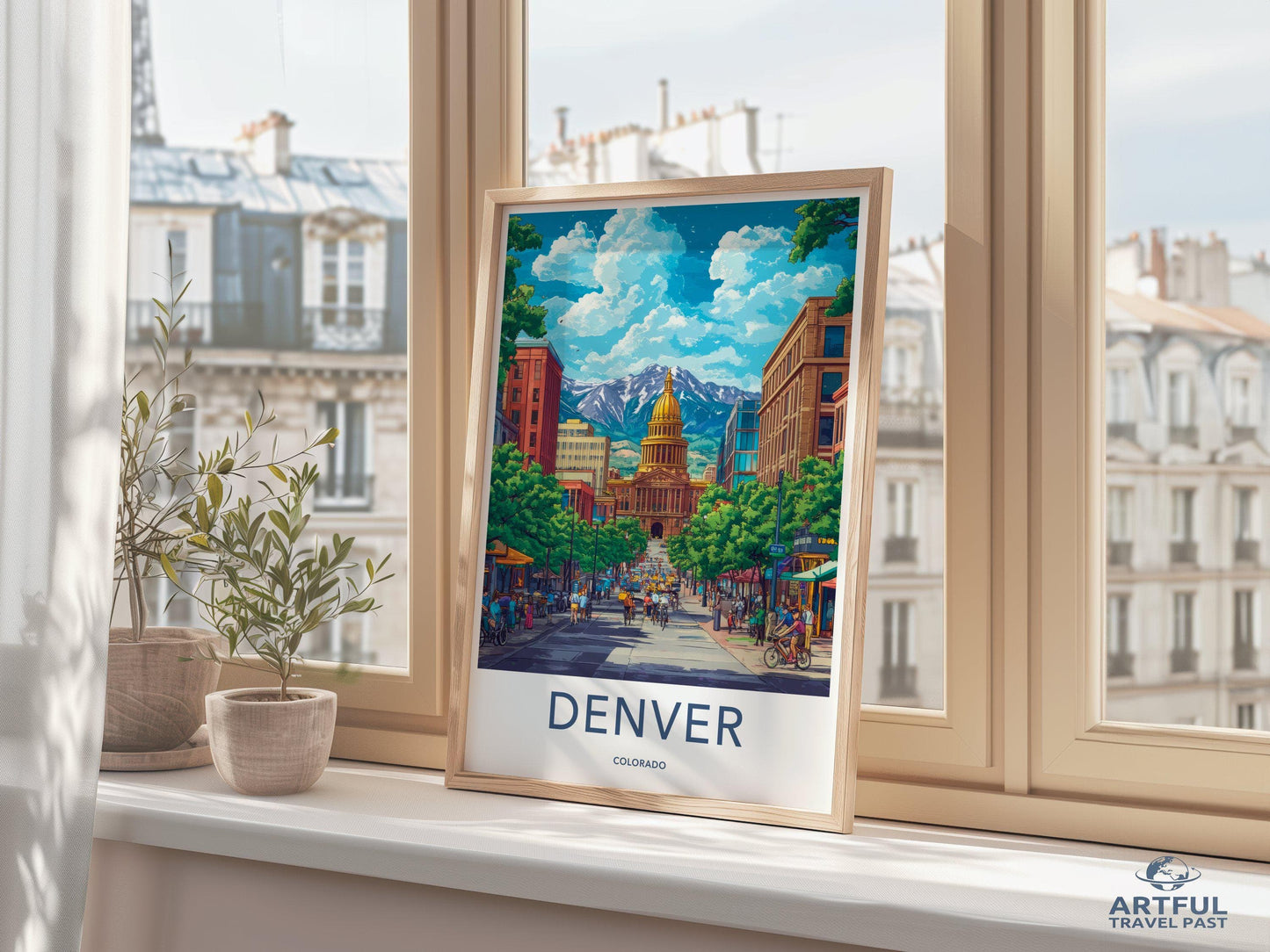 Denver Poster - Colorado Wall Art