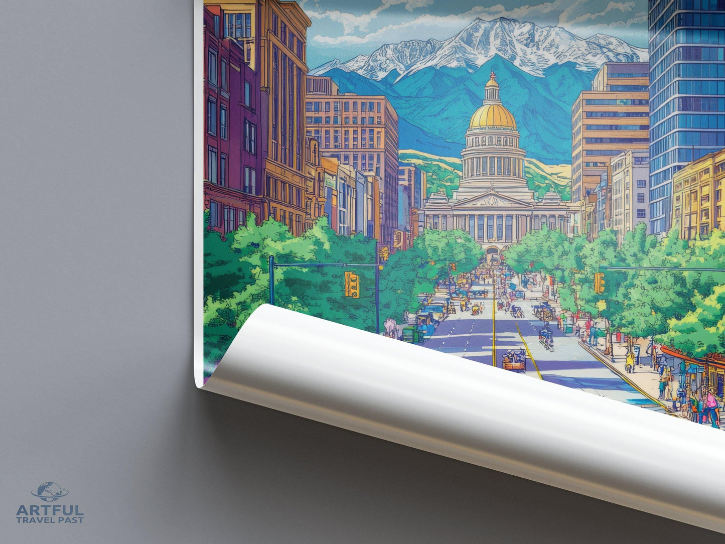 Denver Poster - Colorado Wall Art