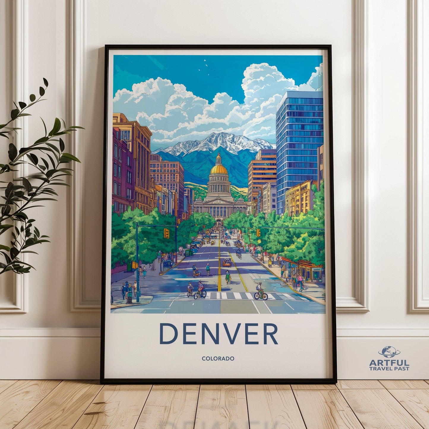 Denver Poster - Colorado Wall Art