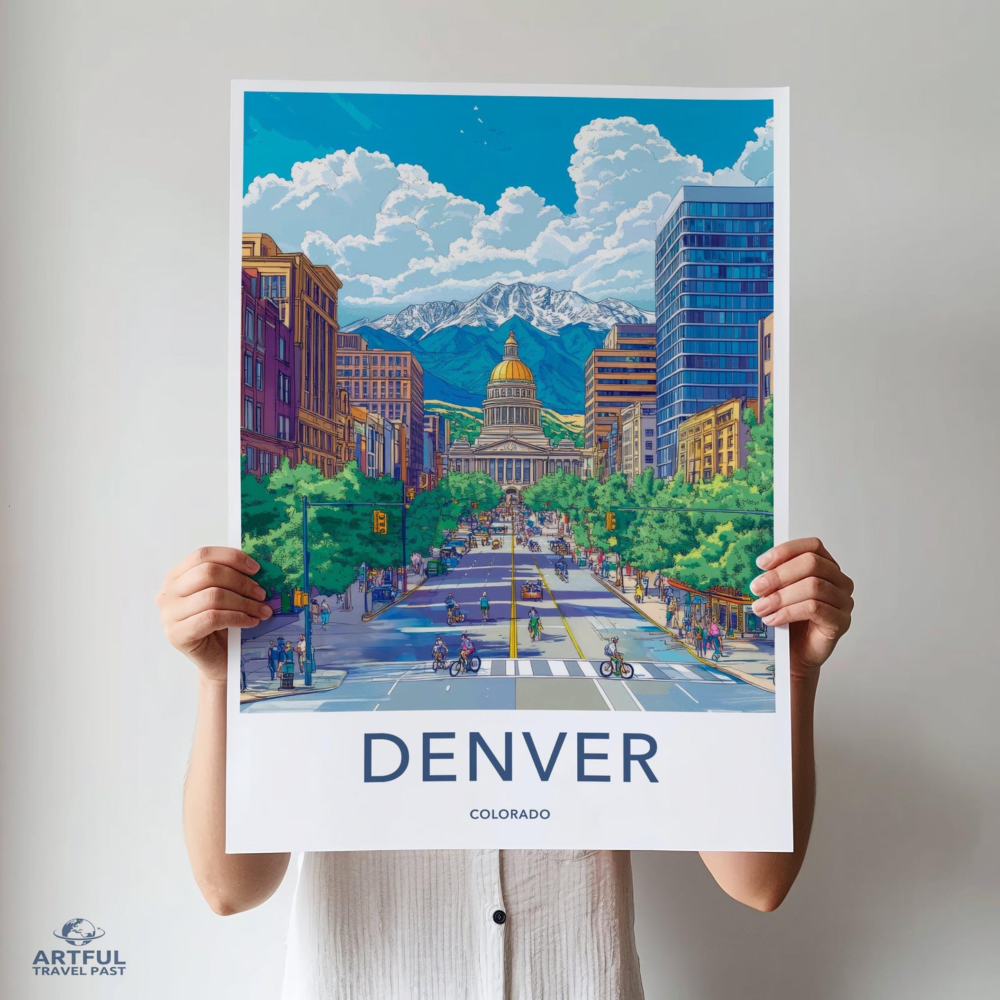 Denver Poster - Colorado Wall Art