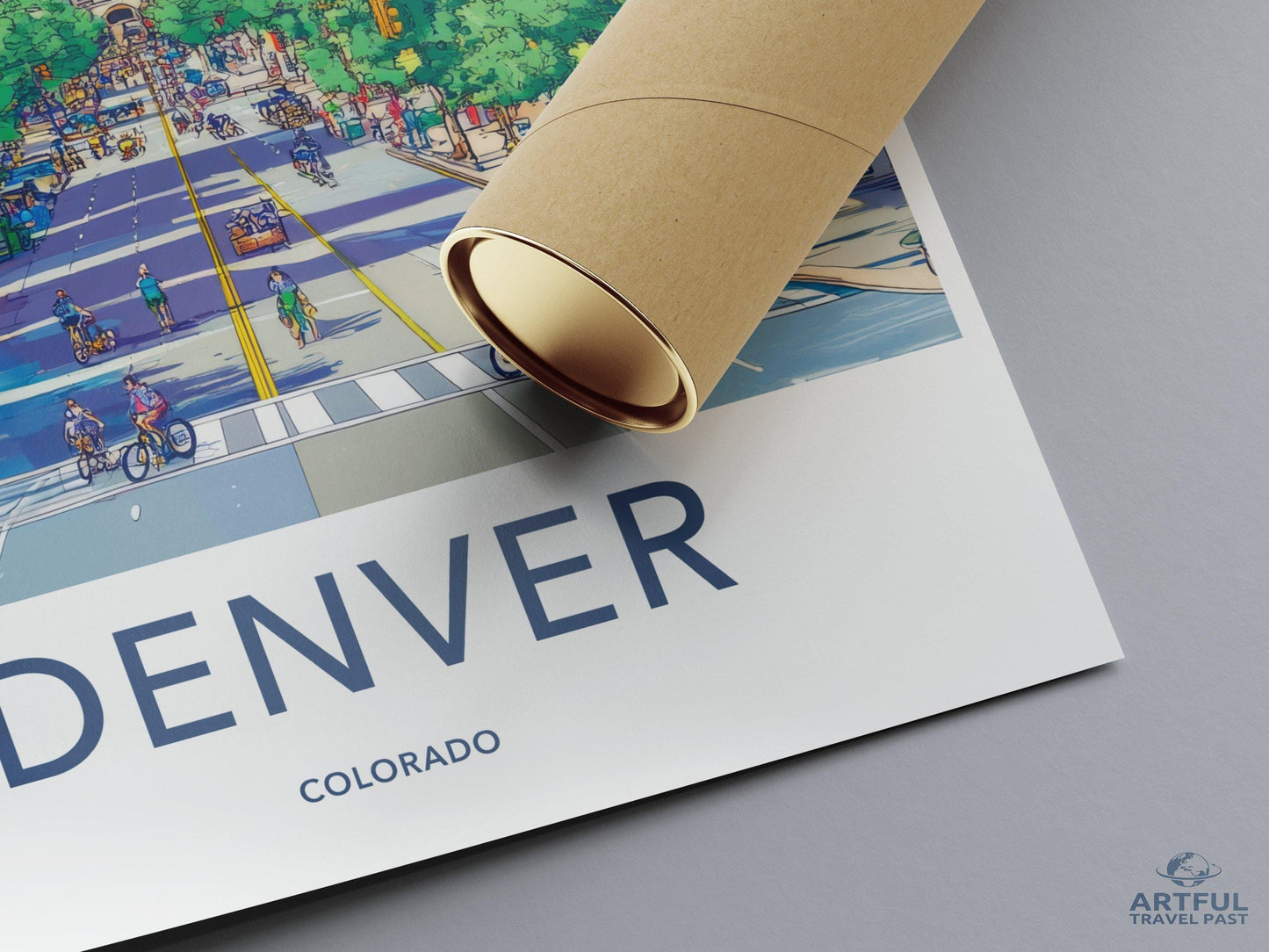 Denver Poster - Colorado Wall Art