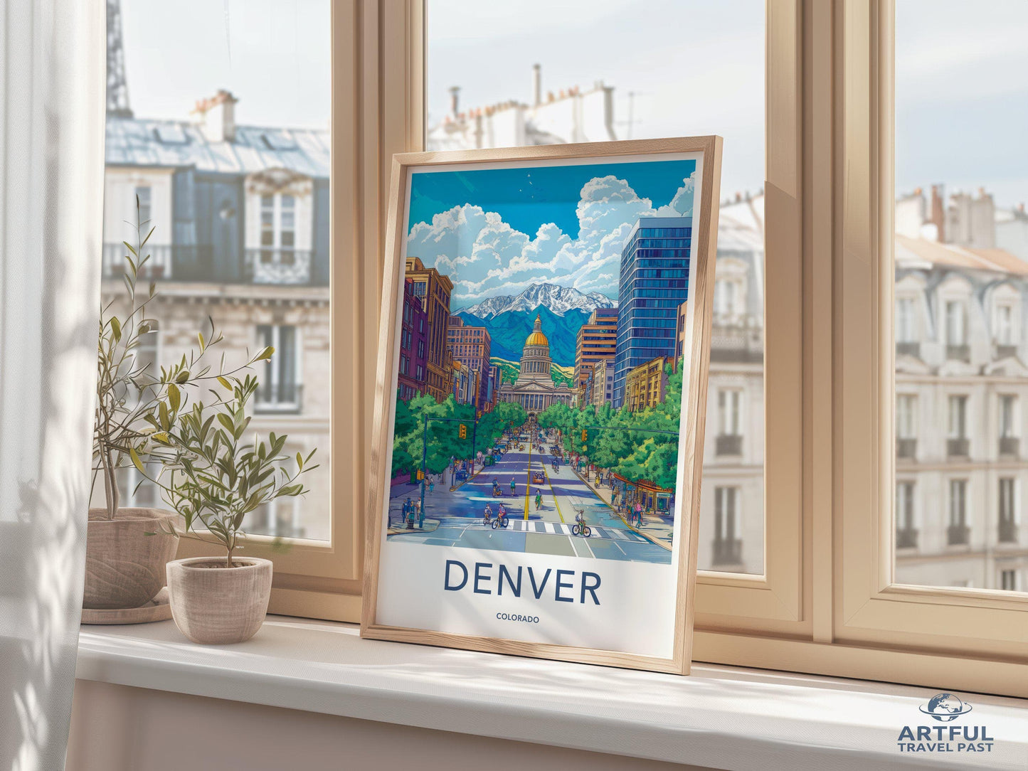 Denver Poster - Colorado Wall Art