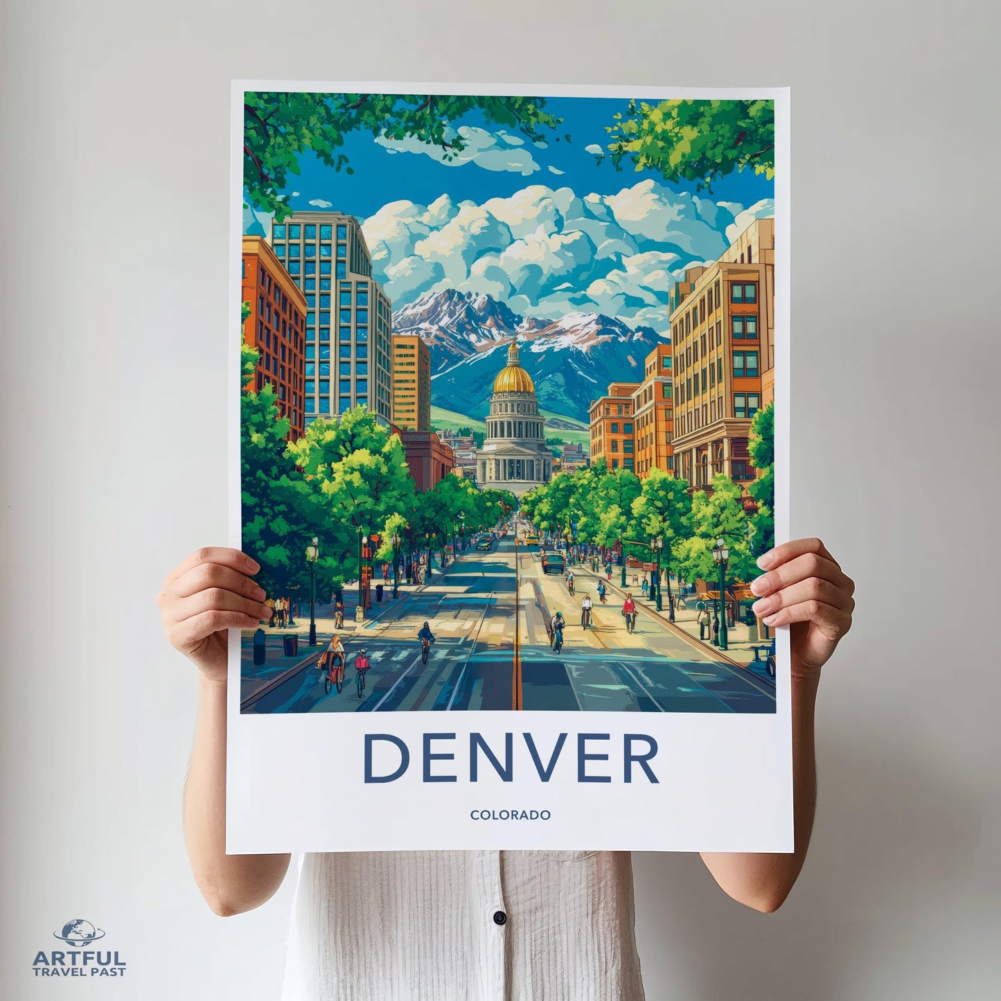 Denver Poster - Colorado Wall Art